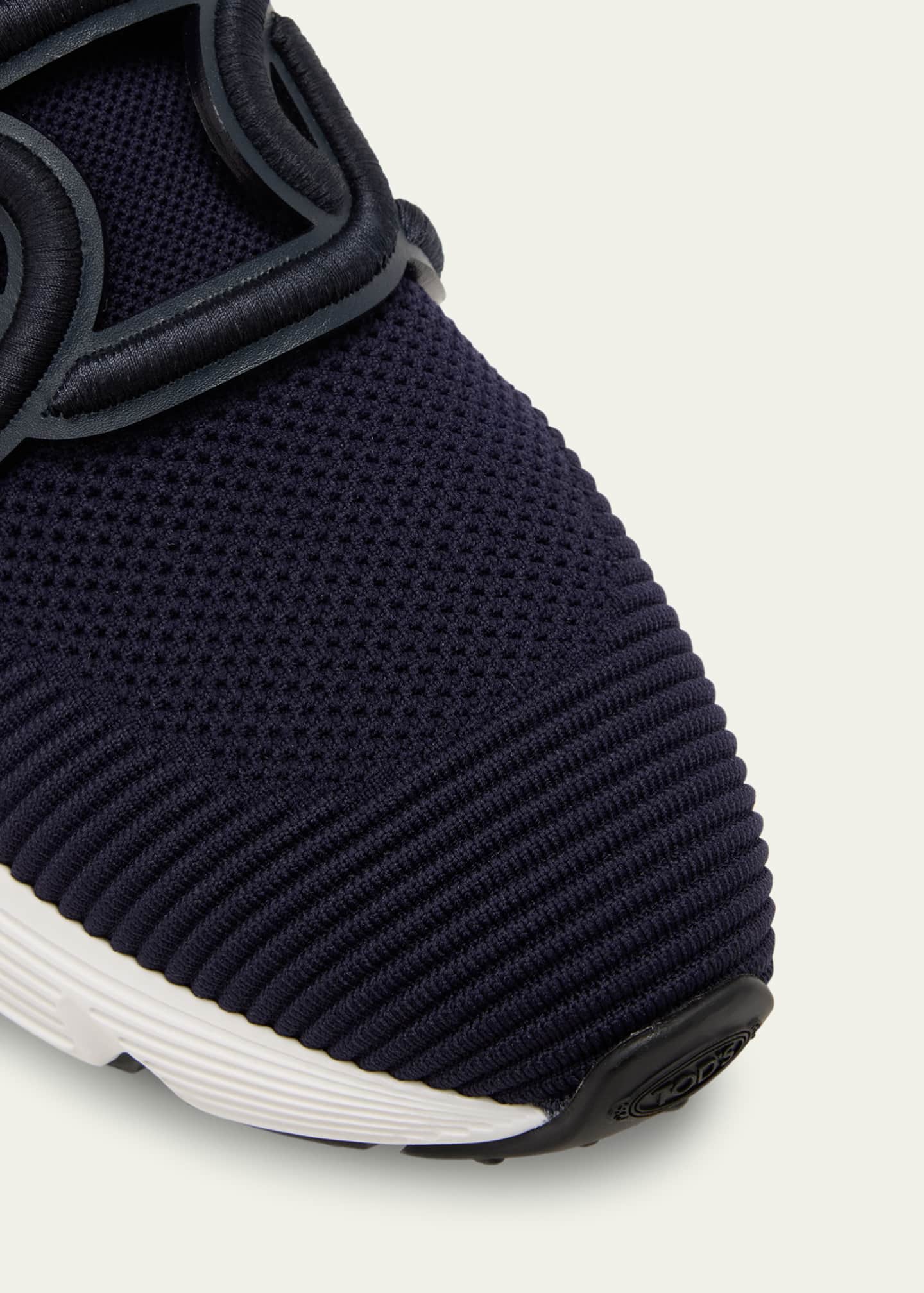 Tod's Stretch Knit Chain Runner Sneakers Image 5 of 5
