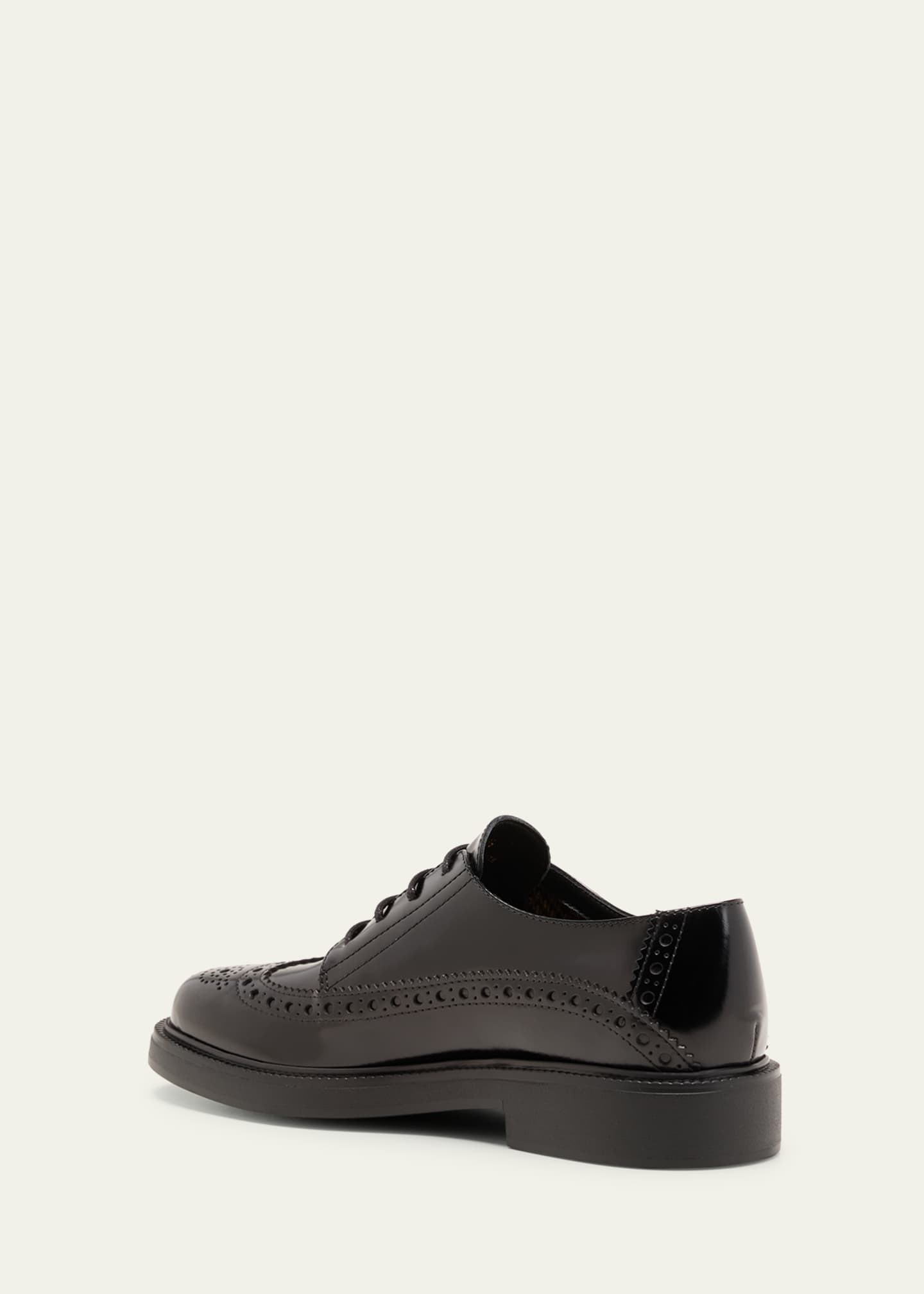 Gomma Leather Lace-Up Oxford Loafers