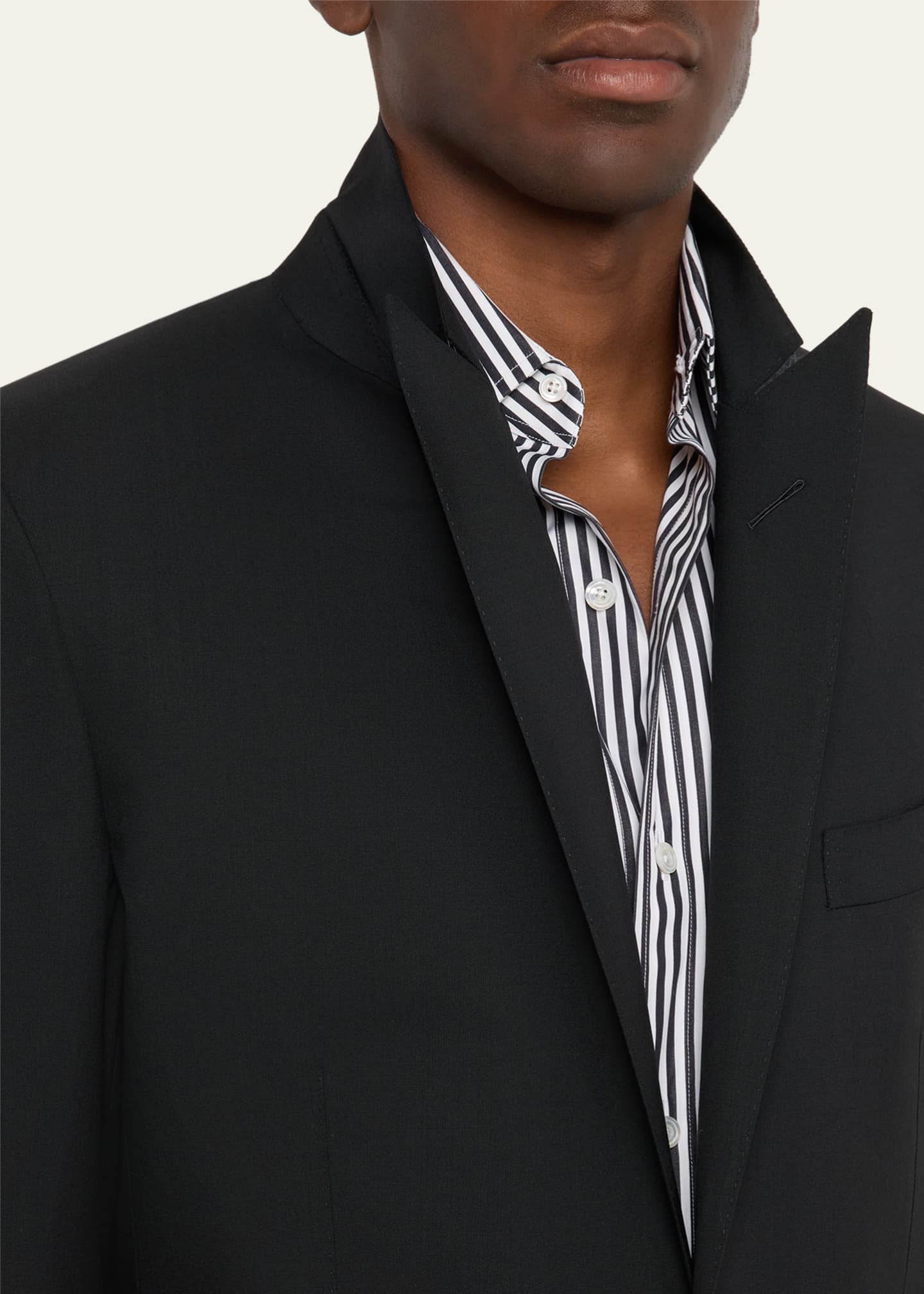 TOM FORD Men's Wool Peak Lapel Two-Piece Suit Image 8 of 8