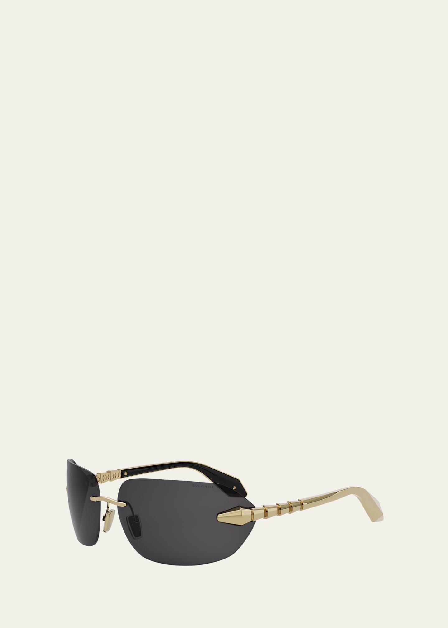 BVLGARI Serpenti Viper Wrap Sunglasses - Bergdorf Goodman display picture 1