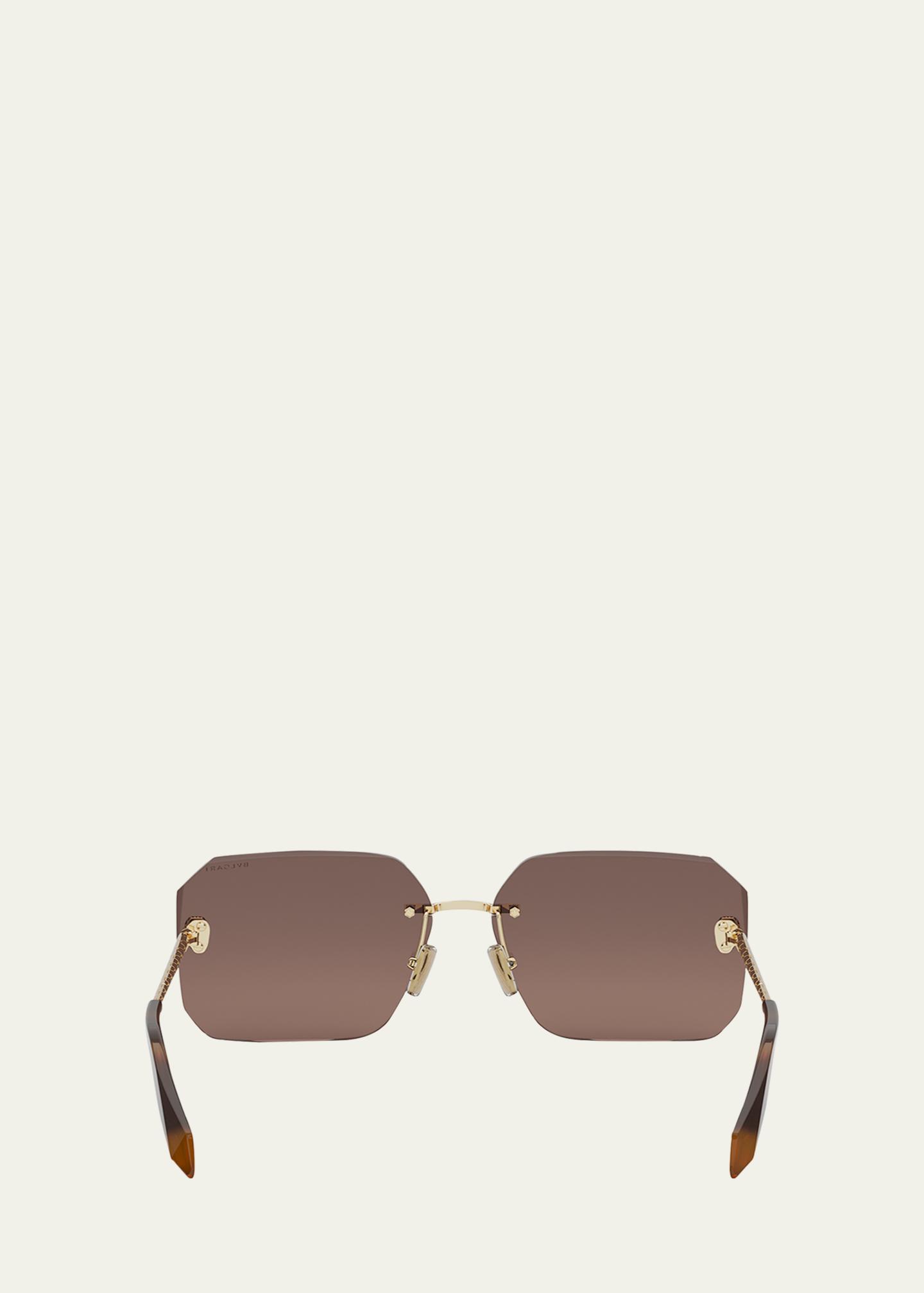 BVLGARI Serpenti Forever Square Sunglasses - Bergdorf Goodman display picture 3