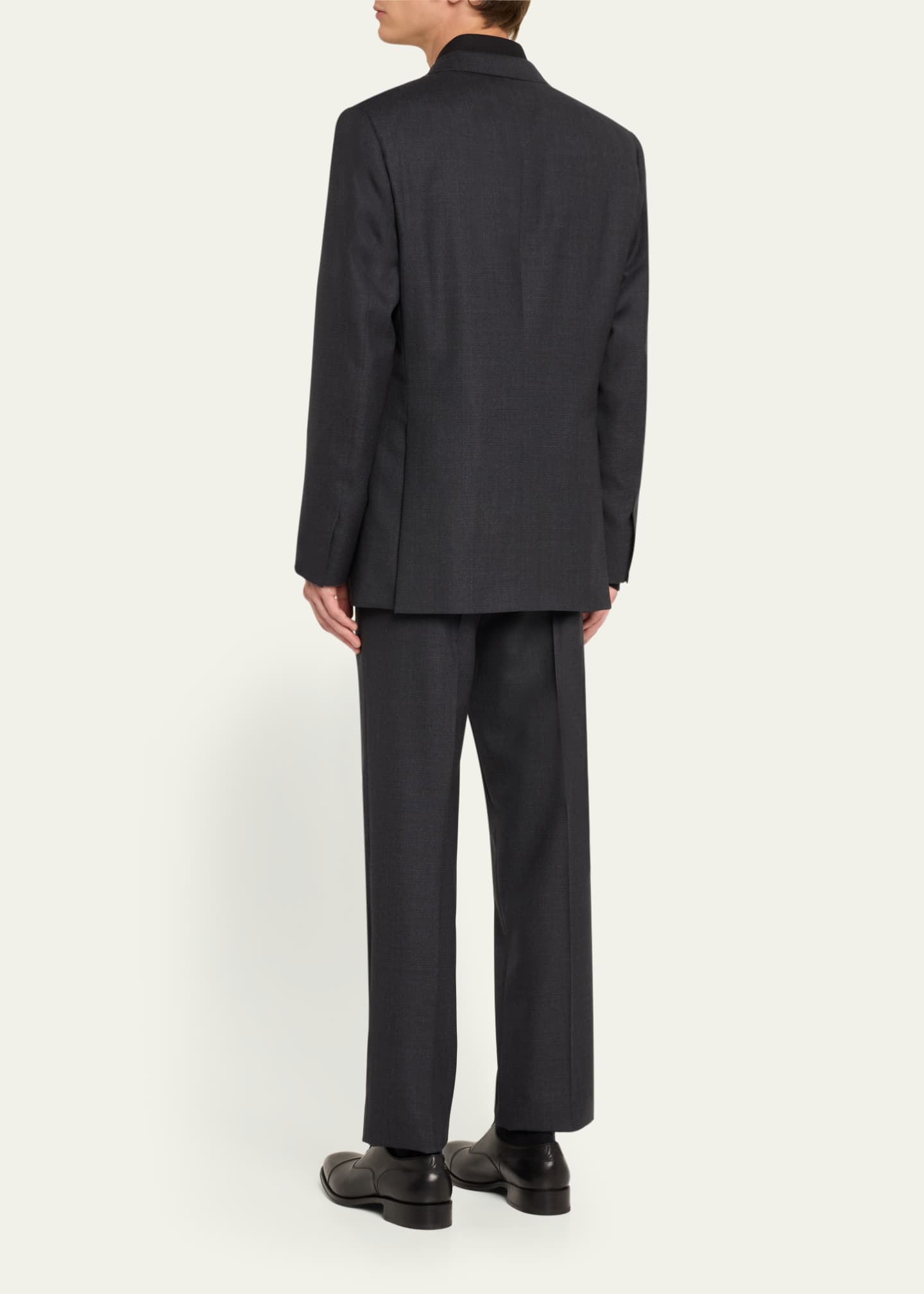 Brioni Men's Tonal Check Wool Suit - Bergdorf Goodman