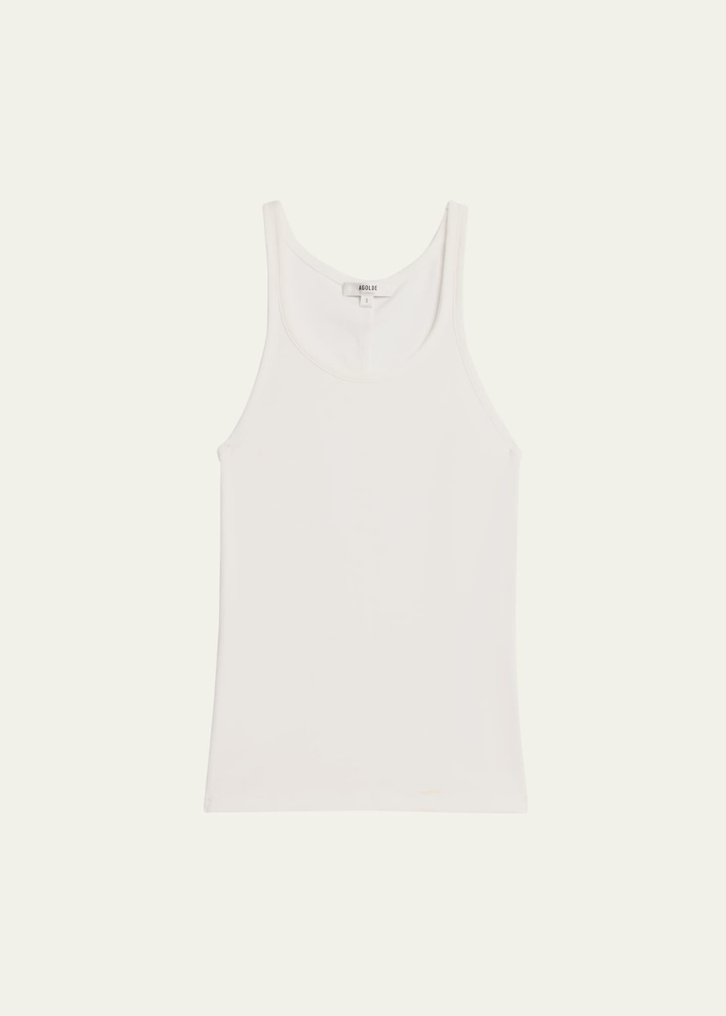 AGOLDE Zane Scoop-Neck Tank Top Image 1 of 5