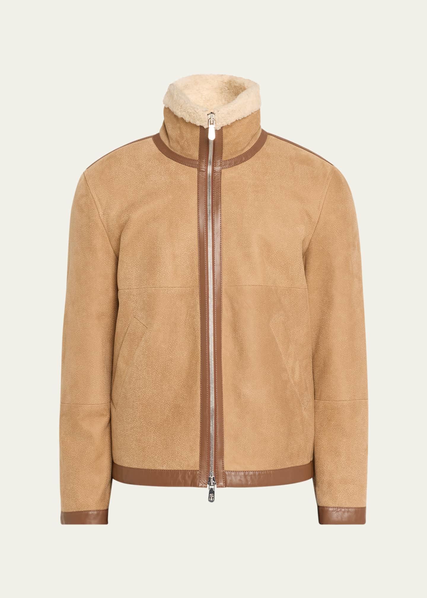 Suede fleece jacket new arrivals