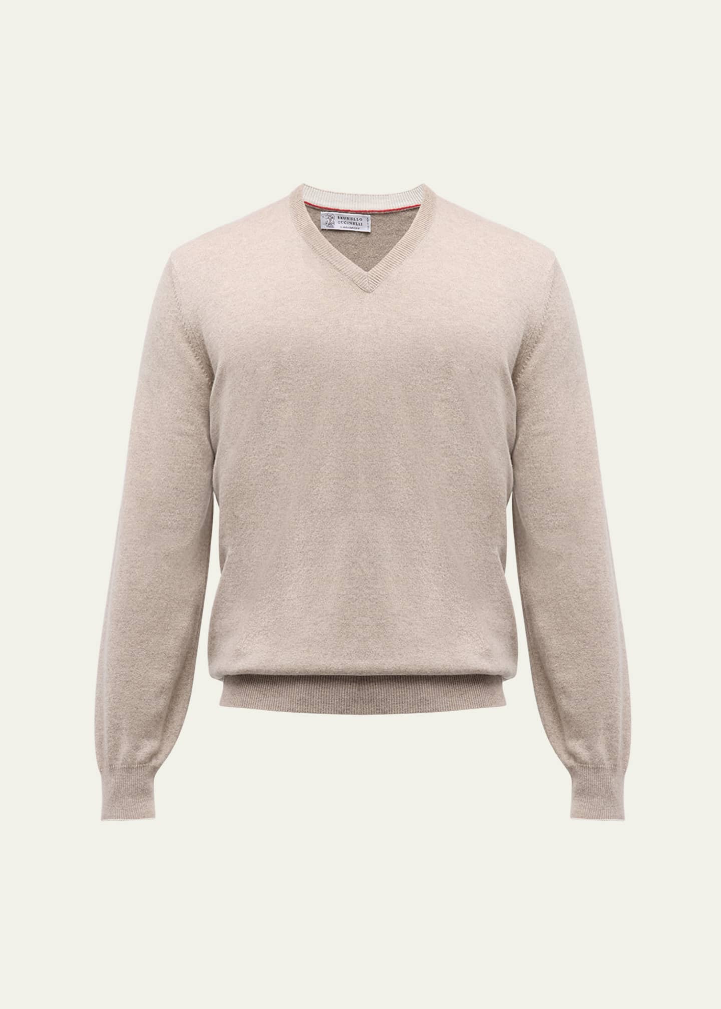 Brunello Cucinelli MD5917741PC102 関税送料込 Brunello Cucinelli Men's Cashmere V-Neck Sweater - Bergdorf