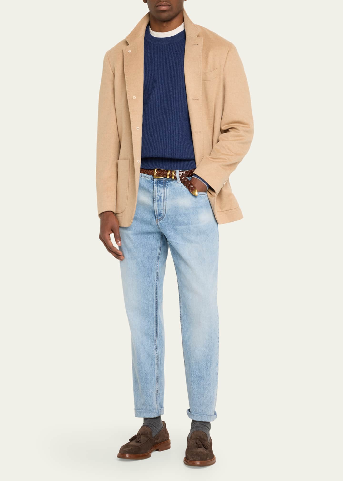 Brunello Cucinelli Men's Cashmere Sport Coat Image 2 of 5
