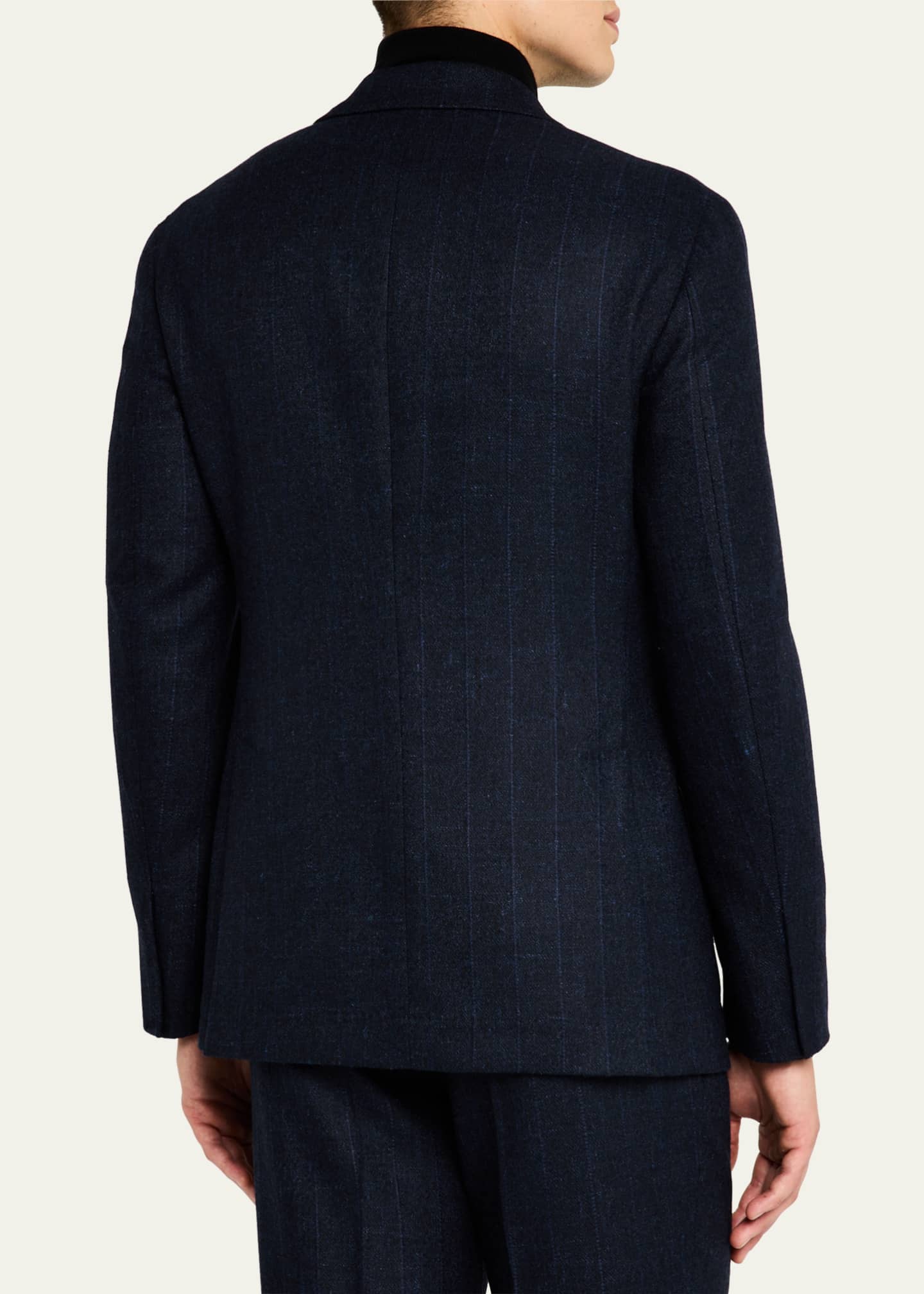 Brunello Cucinelli Men's Cavallo Pinstripe Two-Piece Suit Image 5 of 8
