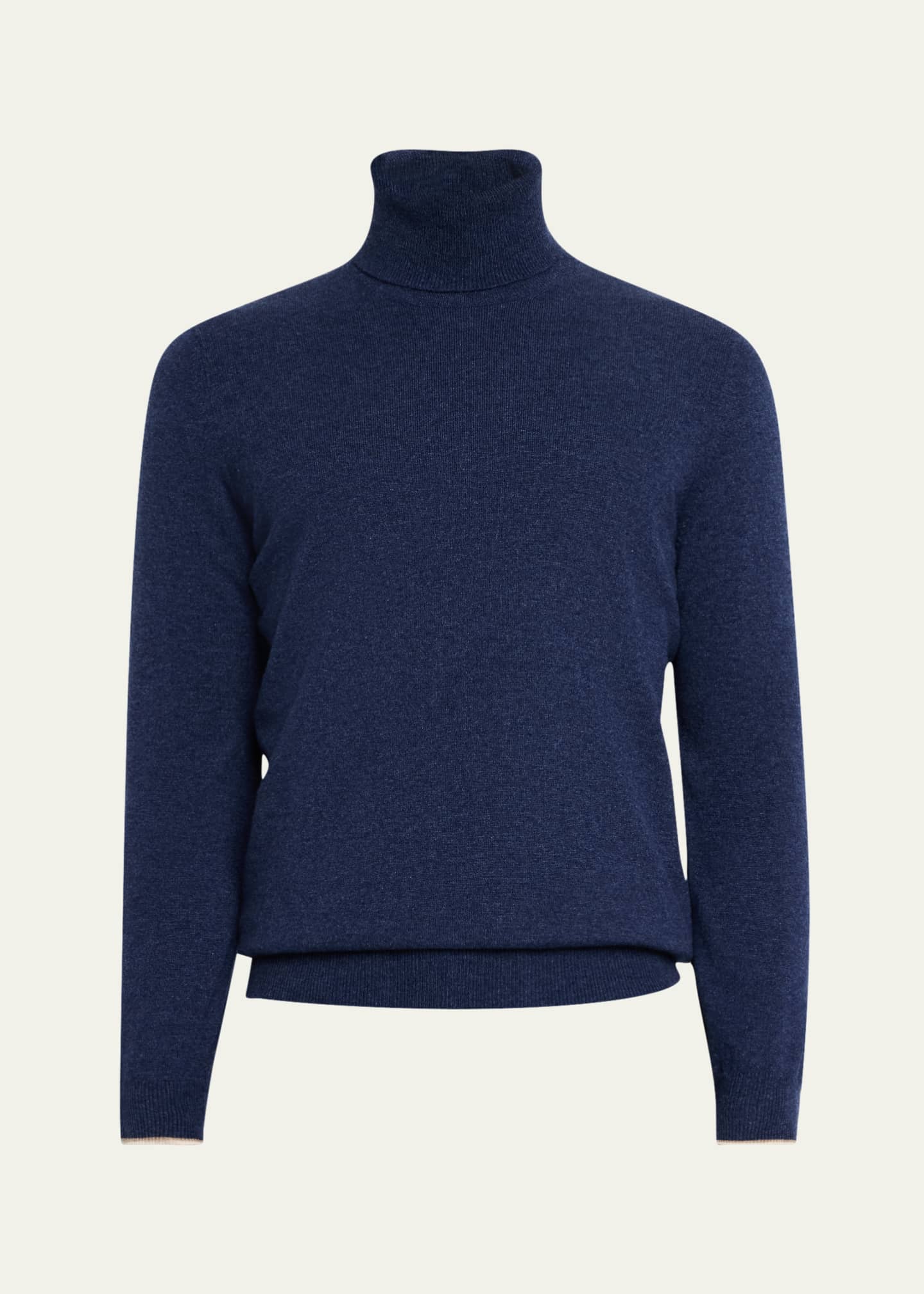 Brunello Cucinelli Men's Cashmere Turtleneck Sweater Image 1 of 5