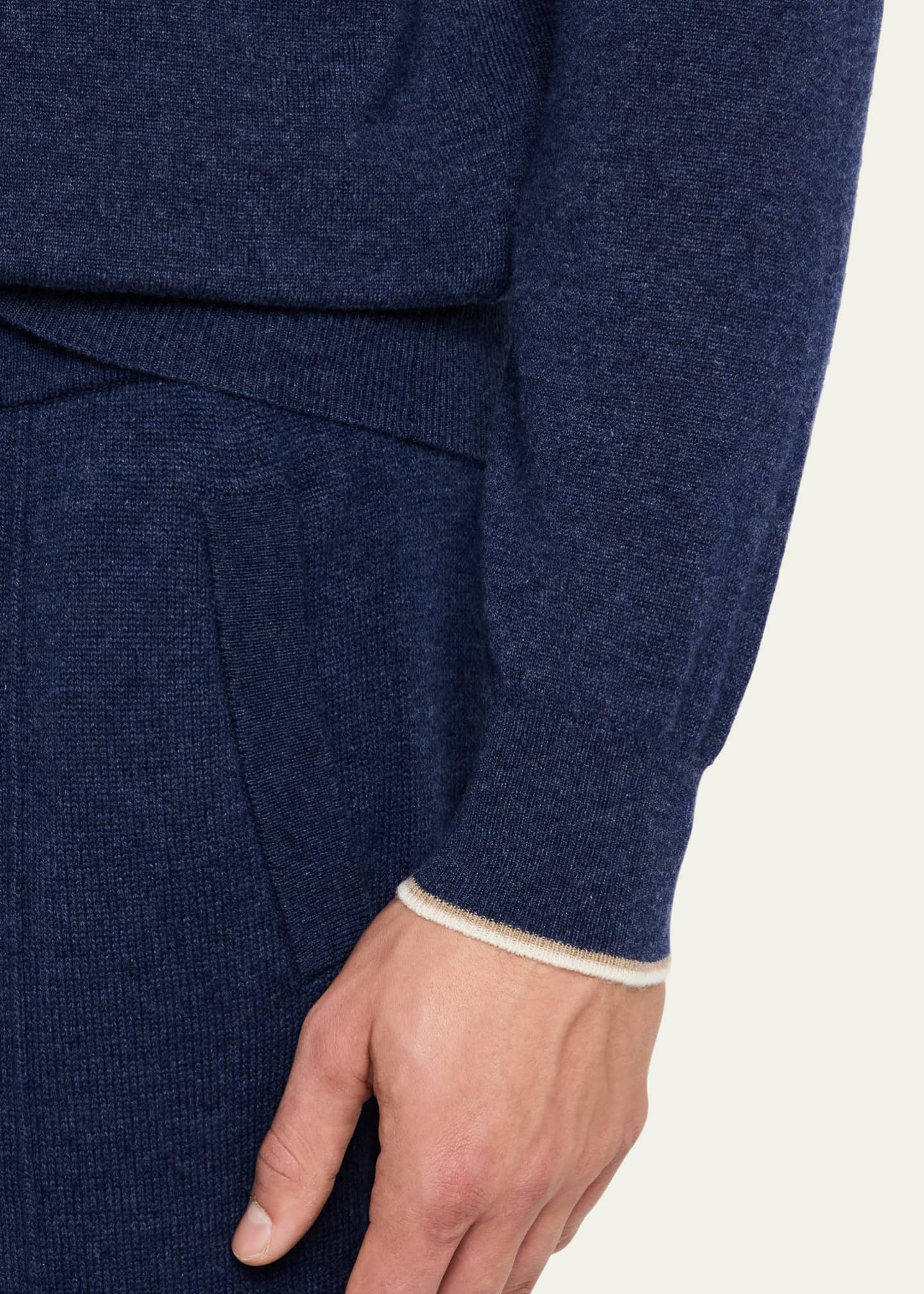 Brunello Cucinelli Men's Cashmere Turtleneck Sweater Image 5 of 5