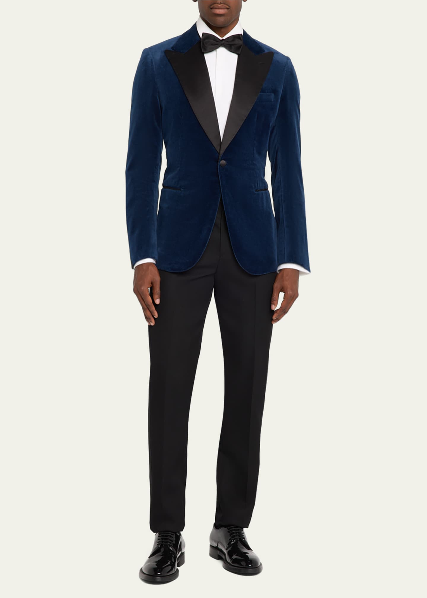 Brioni Men's Virgilio Velvet Peak-Lapel Sport Coat Image 2 of 8