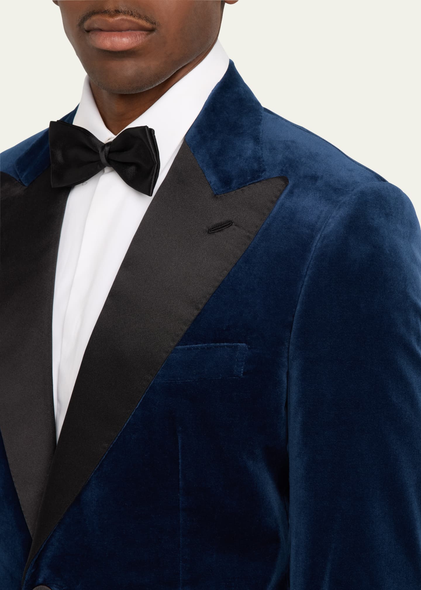 Brioni Men's Virgilio Velvet Peak-Lapel Sport Coat Image 5 of 8