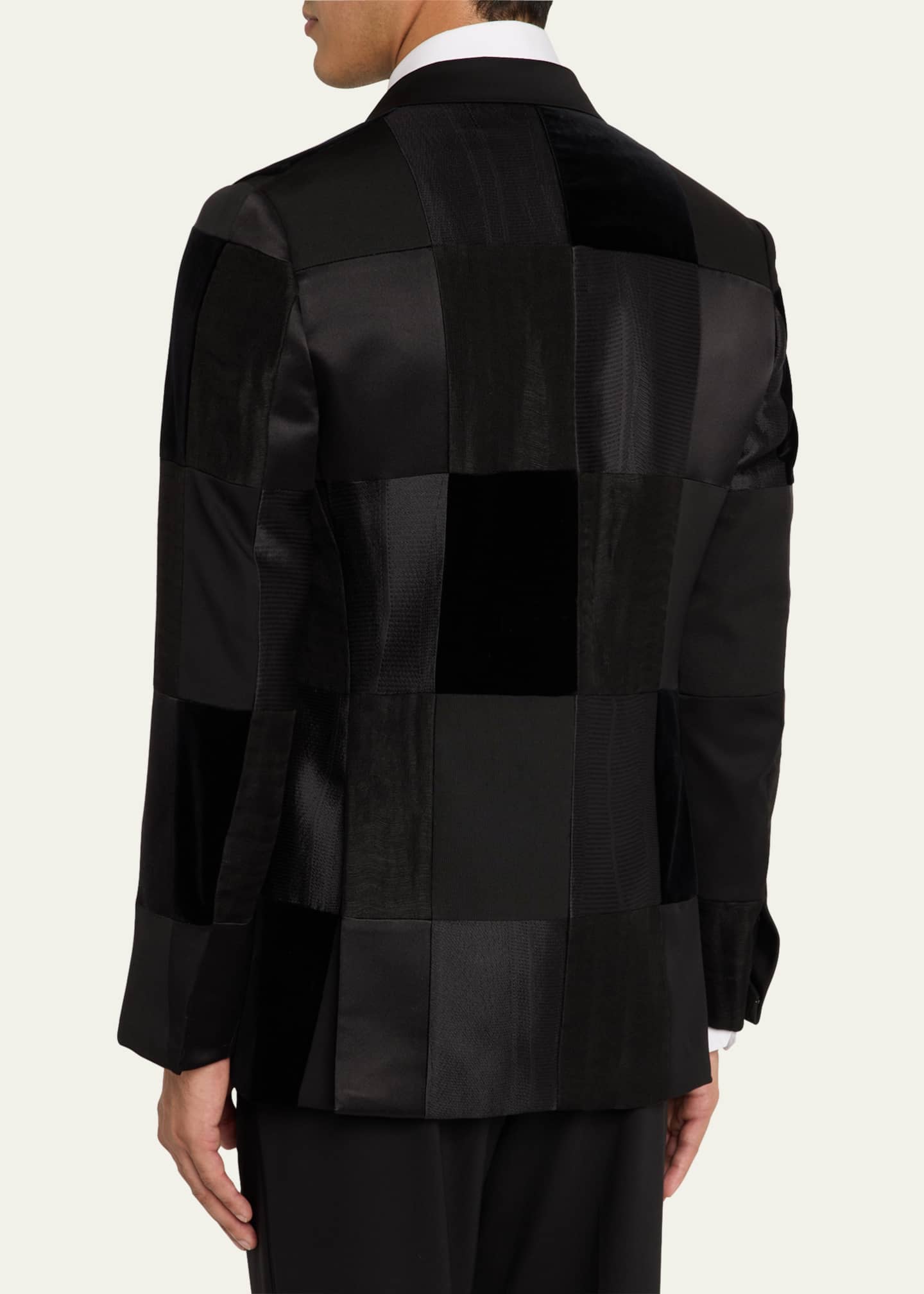 Brioni Men's Virgilio Patchwork Dinner Jacket Image 3 of 8