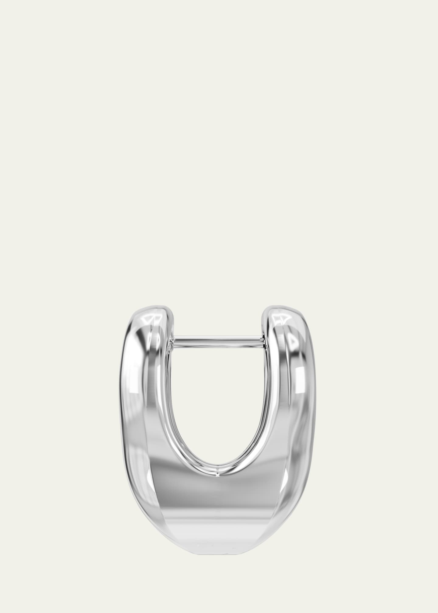 Charlotte Chesnais Sterling Silver Shima Hoop Earring, Single Image 2 of 2