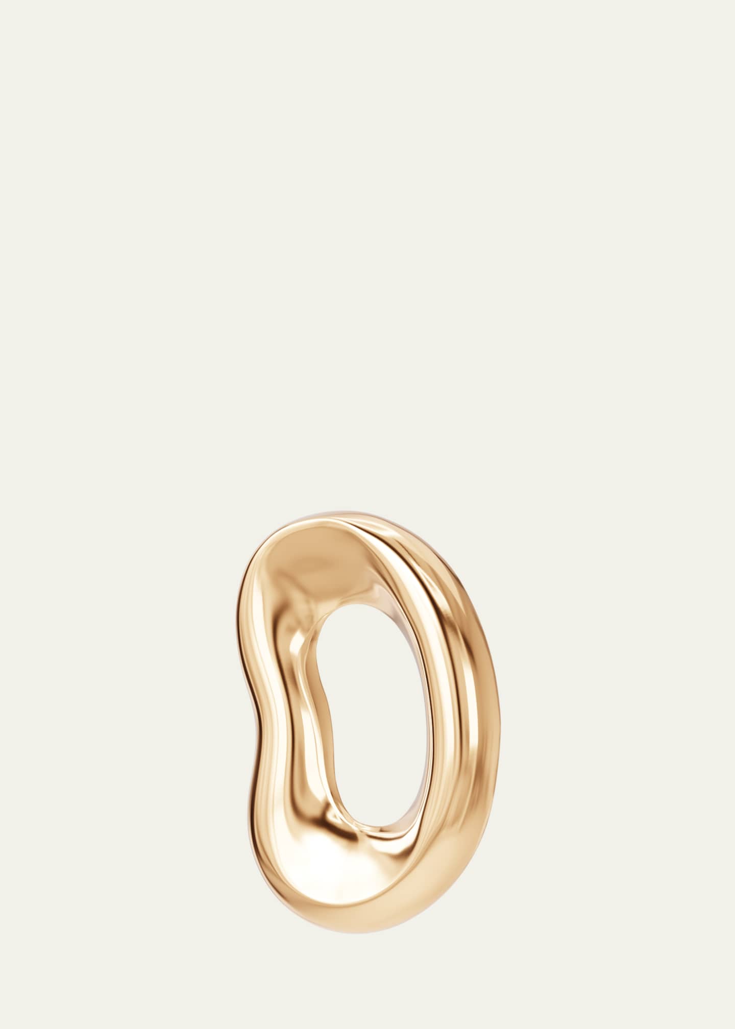 Charlotte Chesnais 18K Yellow Gold Vermeil Shima Earring, Single Image 1 of 2