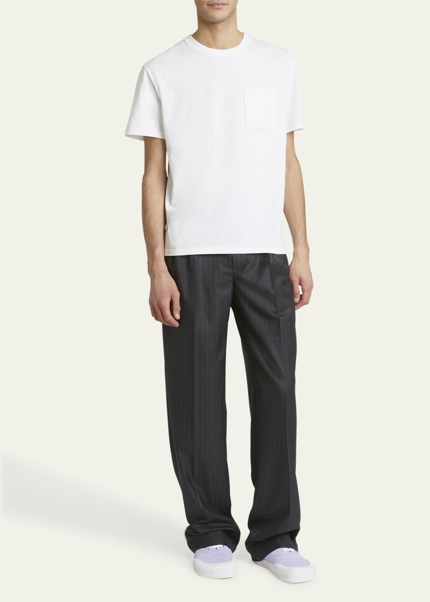 Loewe x Paula's Ibiza Men's Terra Suede Low-Top Sneakers Image 3 of 5