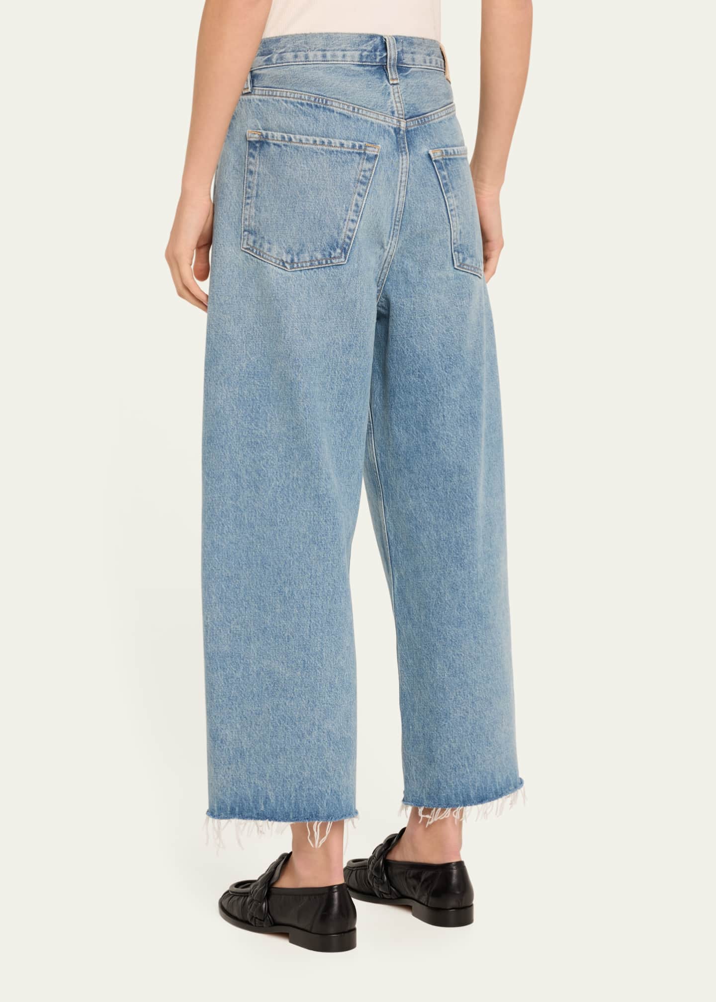 Citizens of Humanity Ayla Raw Hem Crop Jeans Image 3 of 5