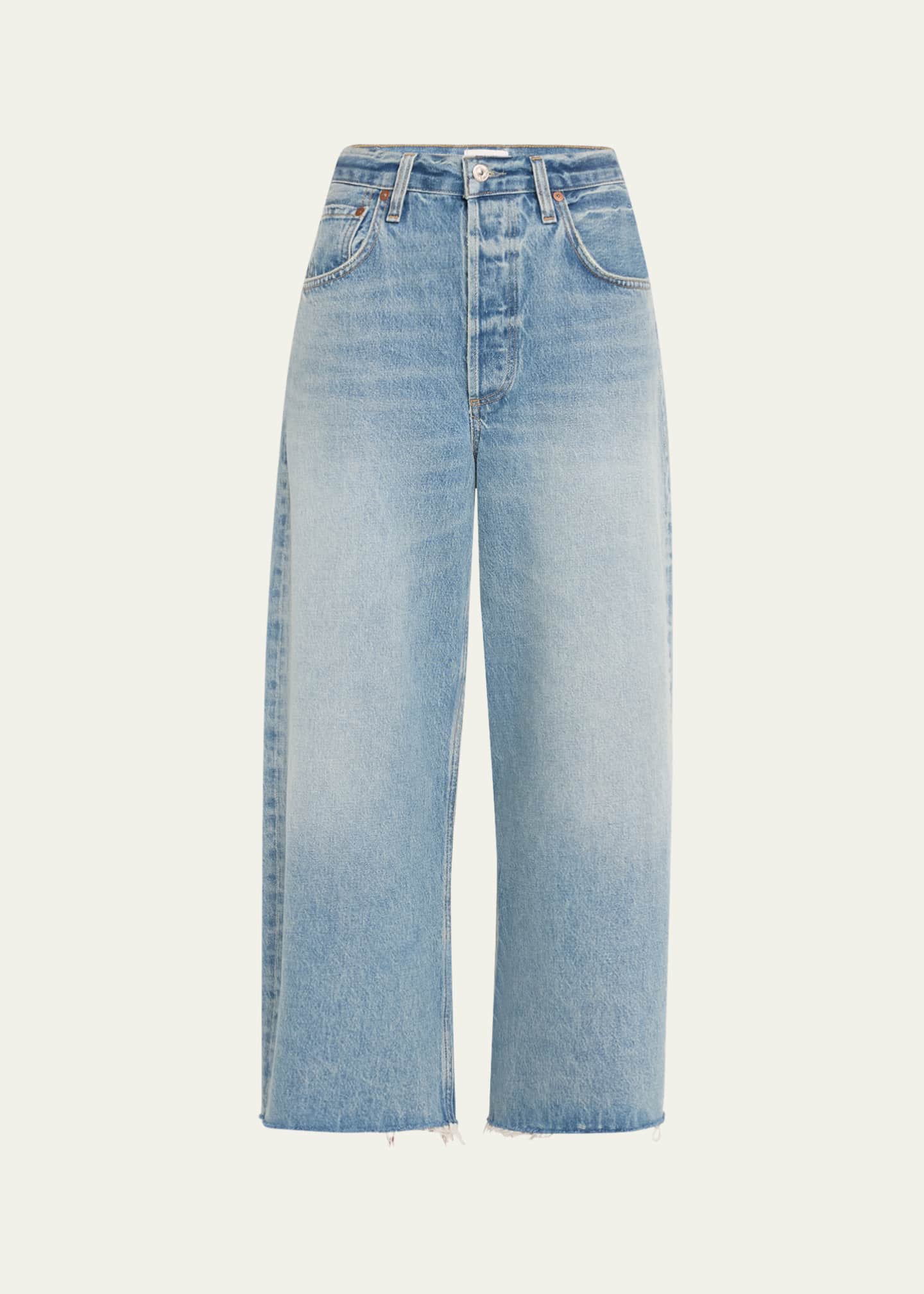 Citizens of Humanity Ayla Raw Hem Crop Jeans Image 1 of 5