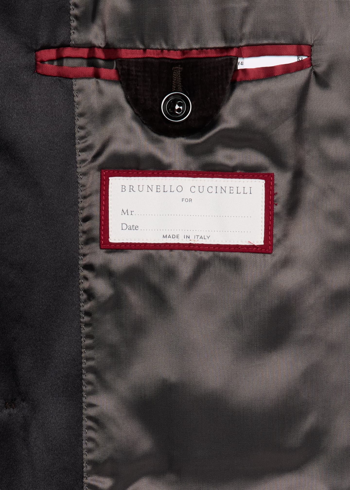 Brunello Cucinelli Men's Plaid Velvet Sport Coat Image 6 of 8