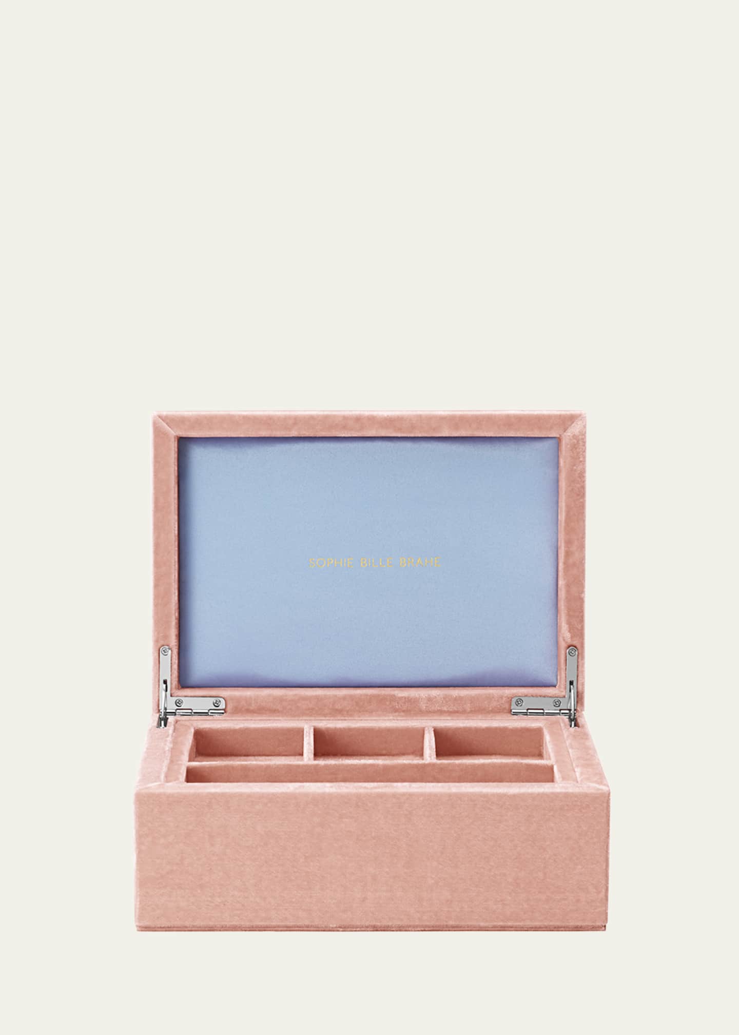 Sophie Bille Brahe Tresor Grande Large Jewelry Box in Bellini, 21cm Image 2 of 2