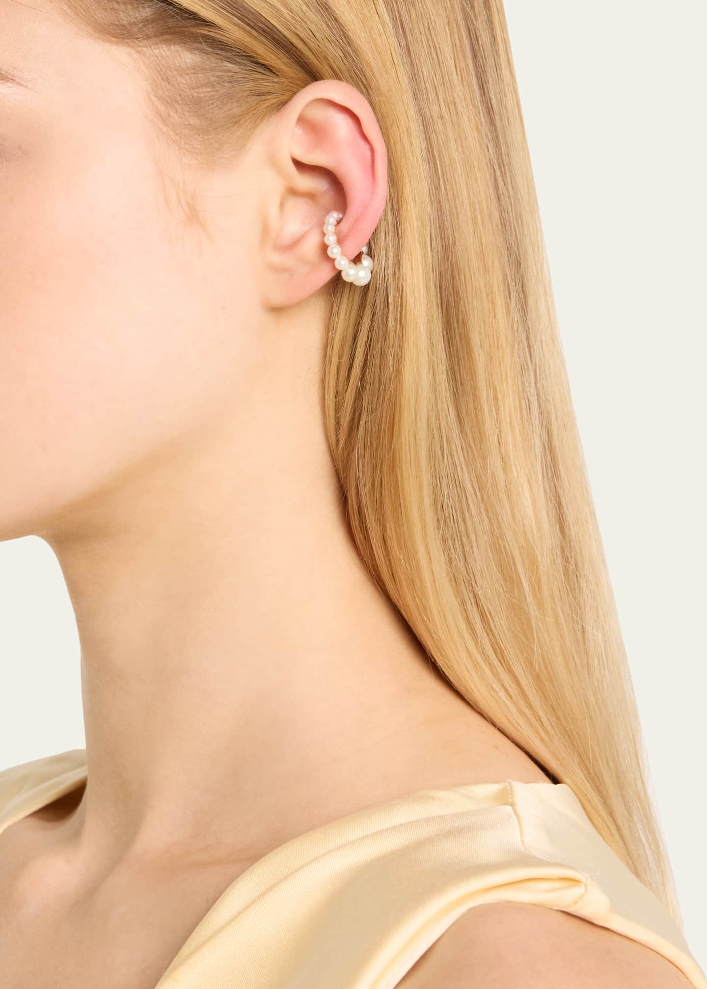 Sophie Bille Brahe Ear Cuff de Perle, Single Image 2 of 4