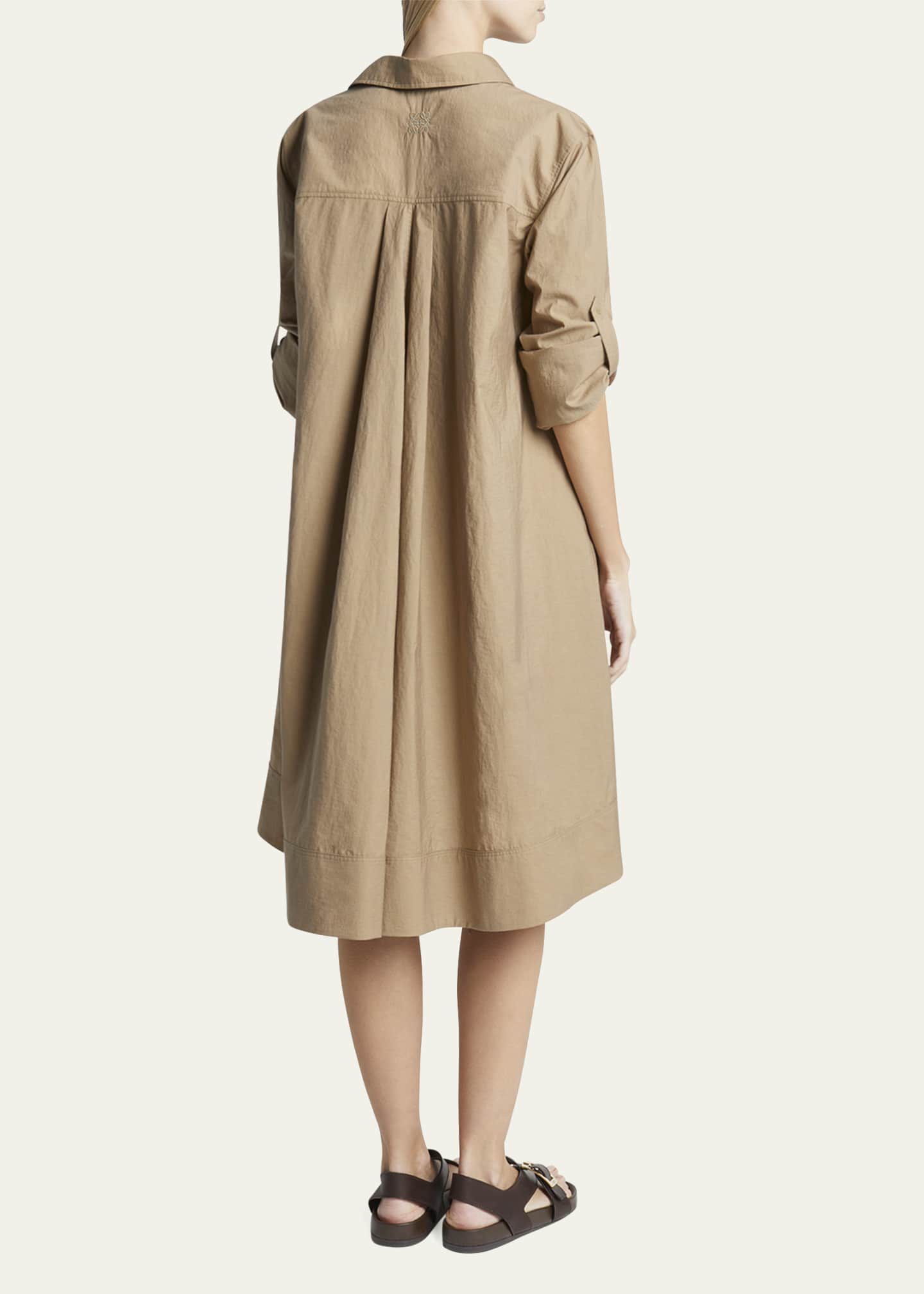 Loewe x Paula Ibiza Wrap Tunic Dress with Rolled Cuff Sleeves Image 3 of 5