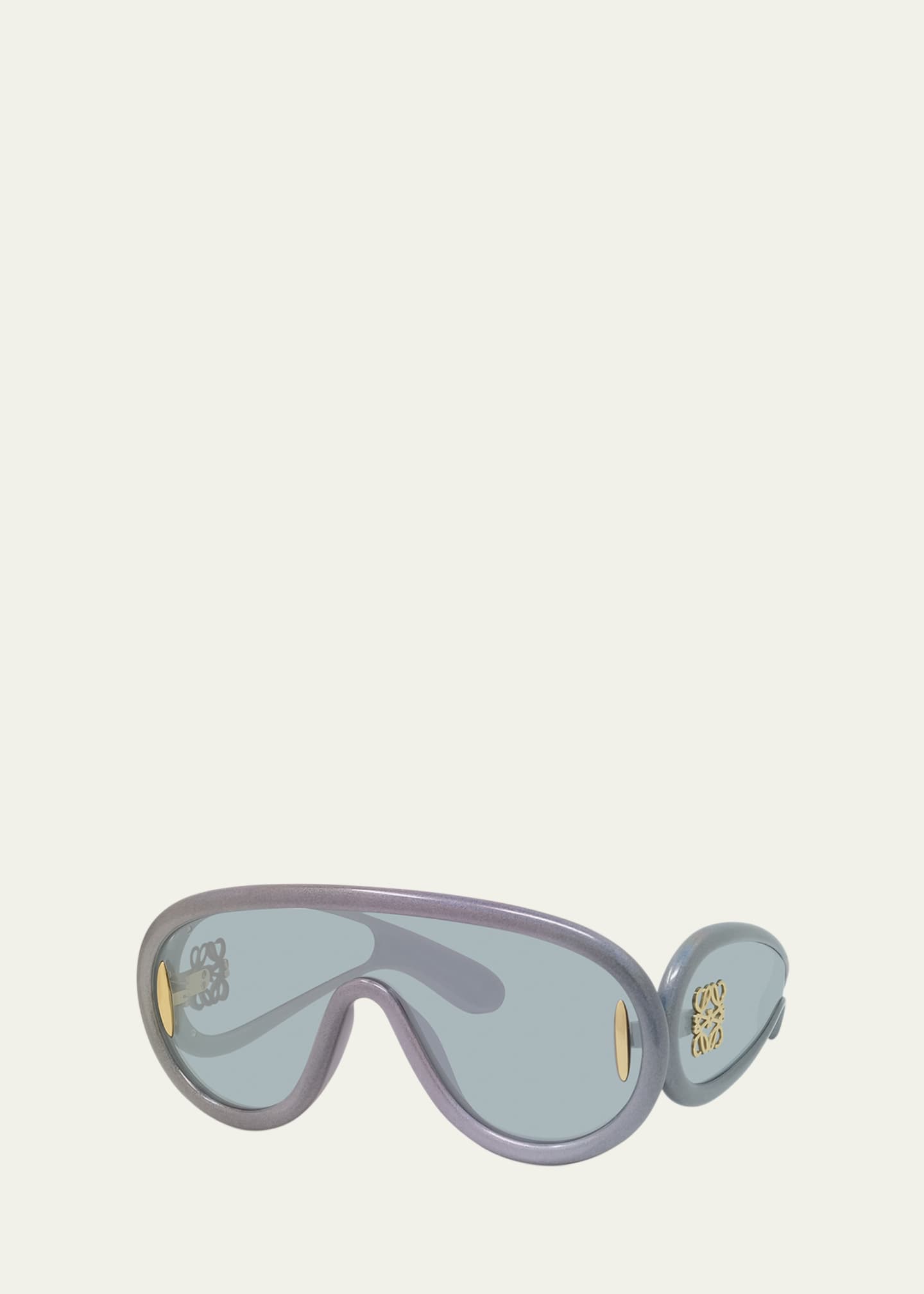 Loewe Anagram Injected Plastic Shield Aviator Sunglasses Image 2 of 3