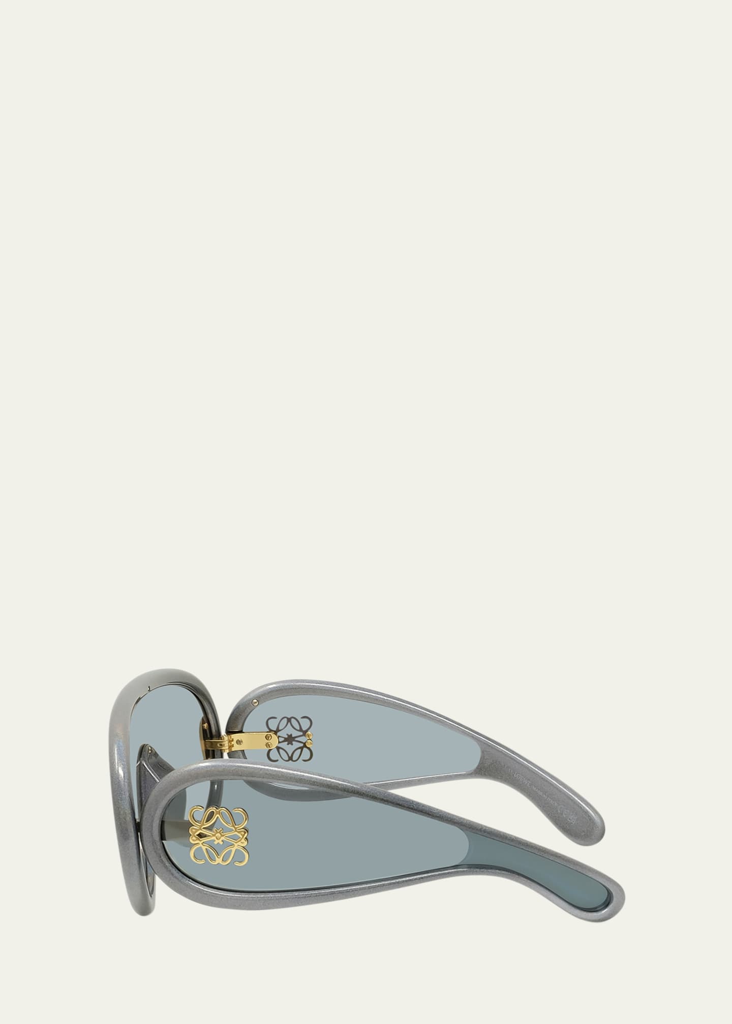 Loewe Anagram Injected Plastic Shield Aviator Sunglasses Image 3 of 3