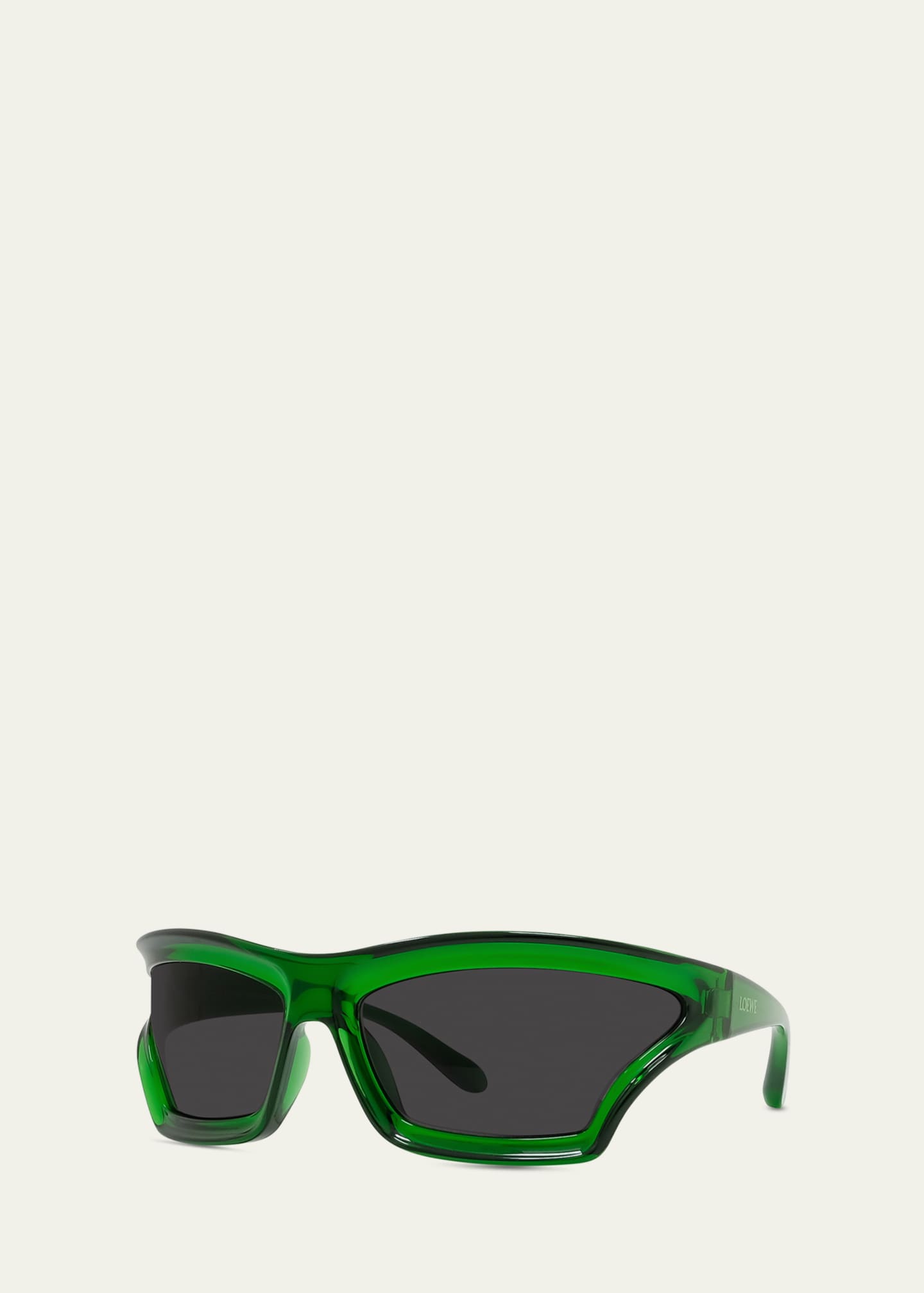 Loewe Geometric Injected Plastic Wrap Sunglasses Image 2 of 3