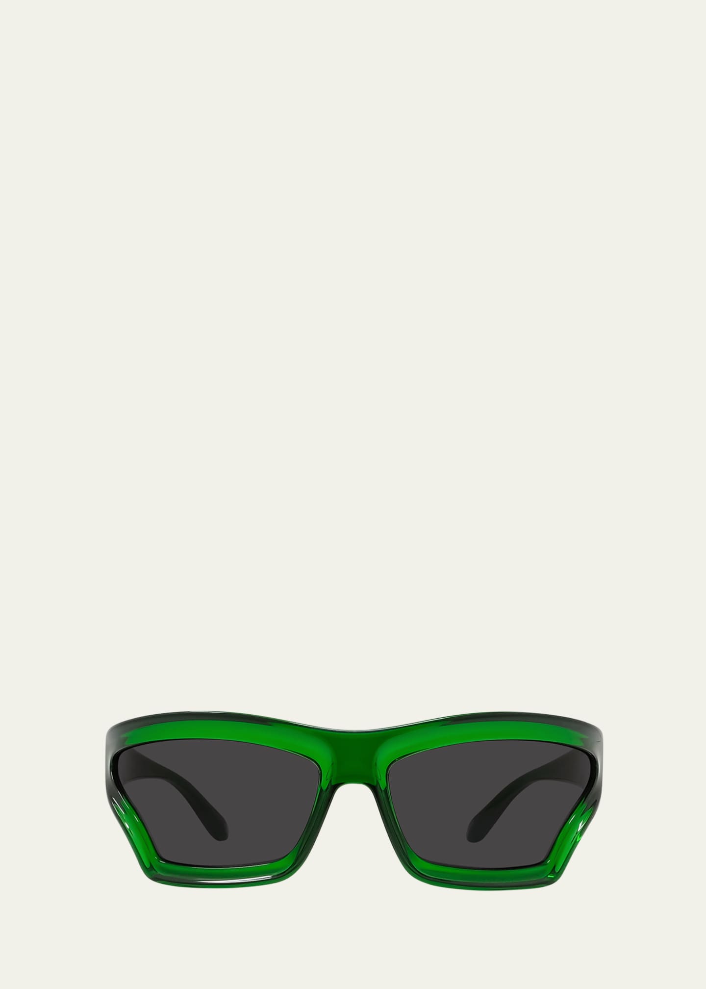 Loewe Geometric Injected Plastic Wrap Sunglasses Image 1 of 3