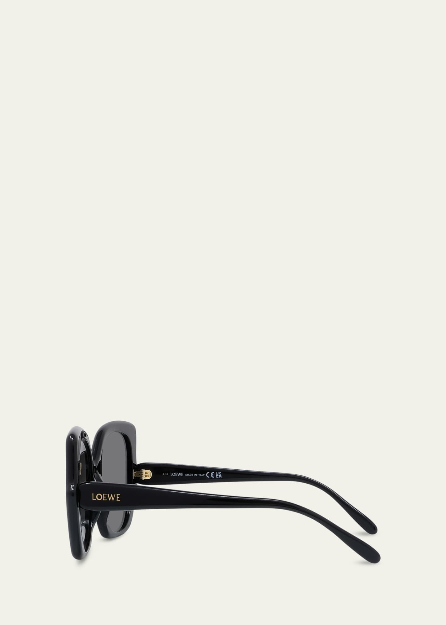 Loewe Logo Acetate Butterfly Sunglasses Image 3 of 3