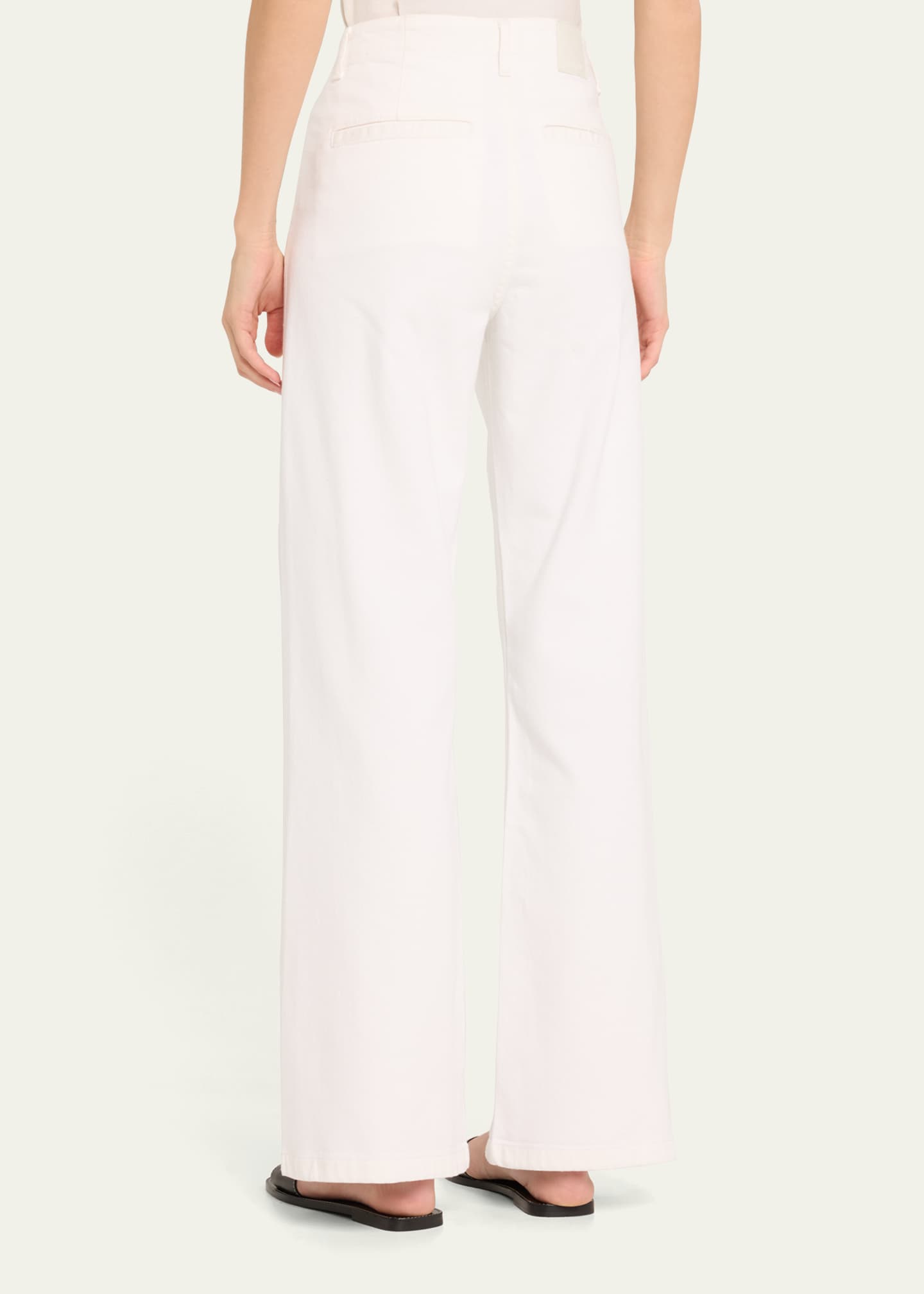 SIMKHAI Ansel Flared Denim Trousers Image 3 of 5