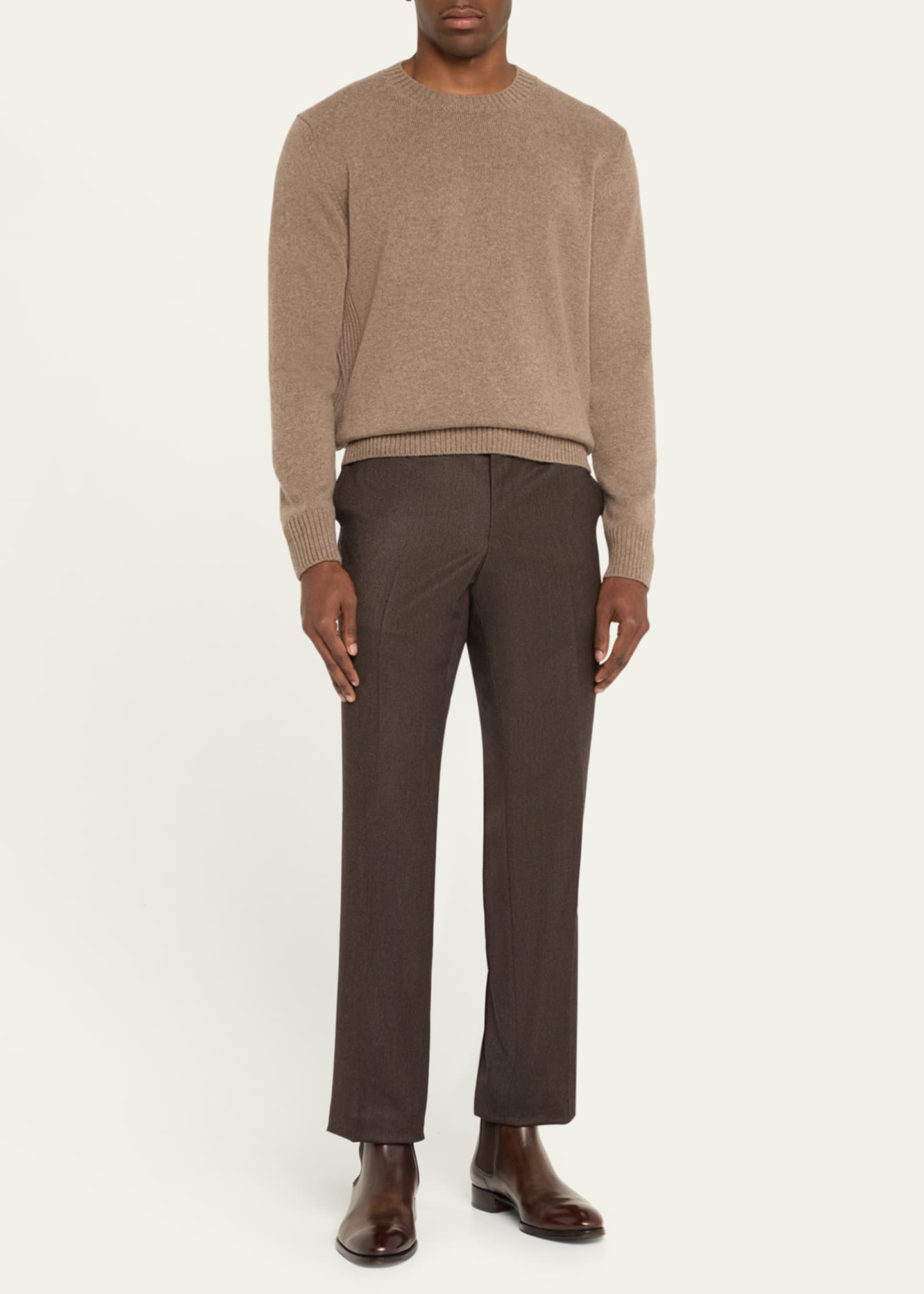 Brioni Men's Leather Chelsea Boots Image 3 of 5
