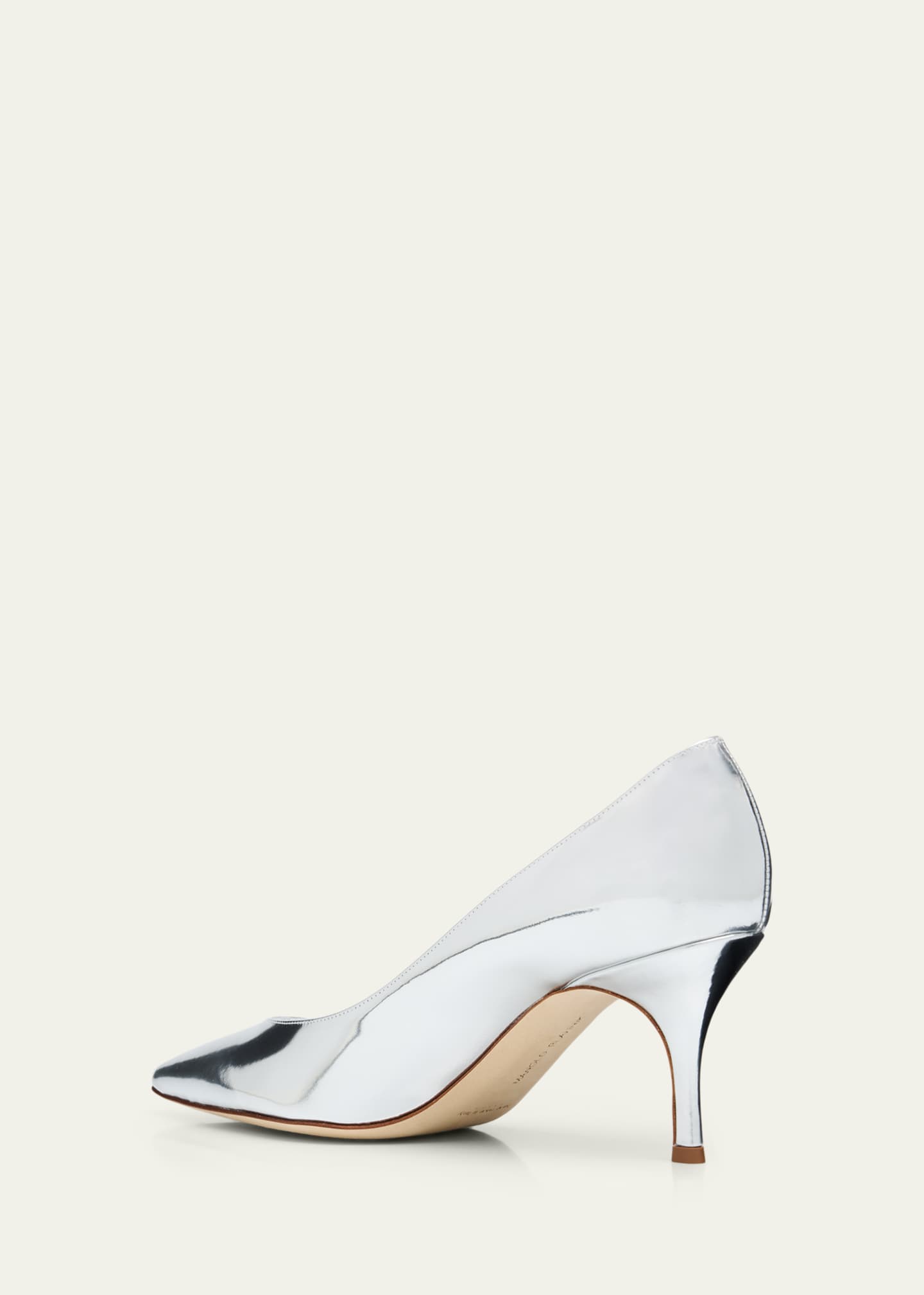 Manolo Blahnik Kietta Metallic Leather Stiletto Pumps - Bergdorf