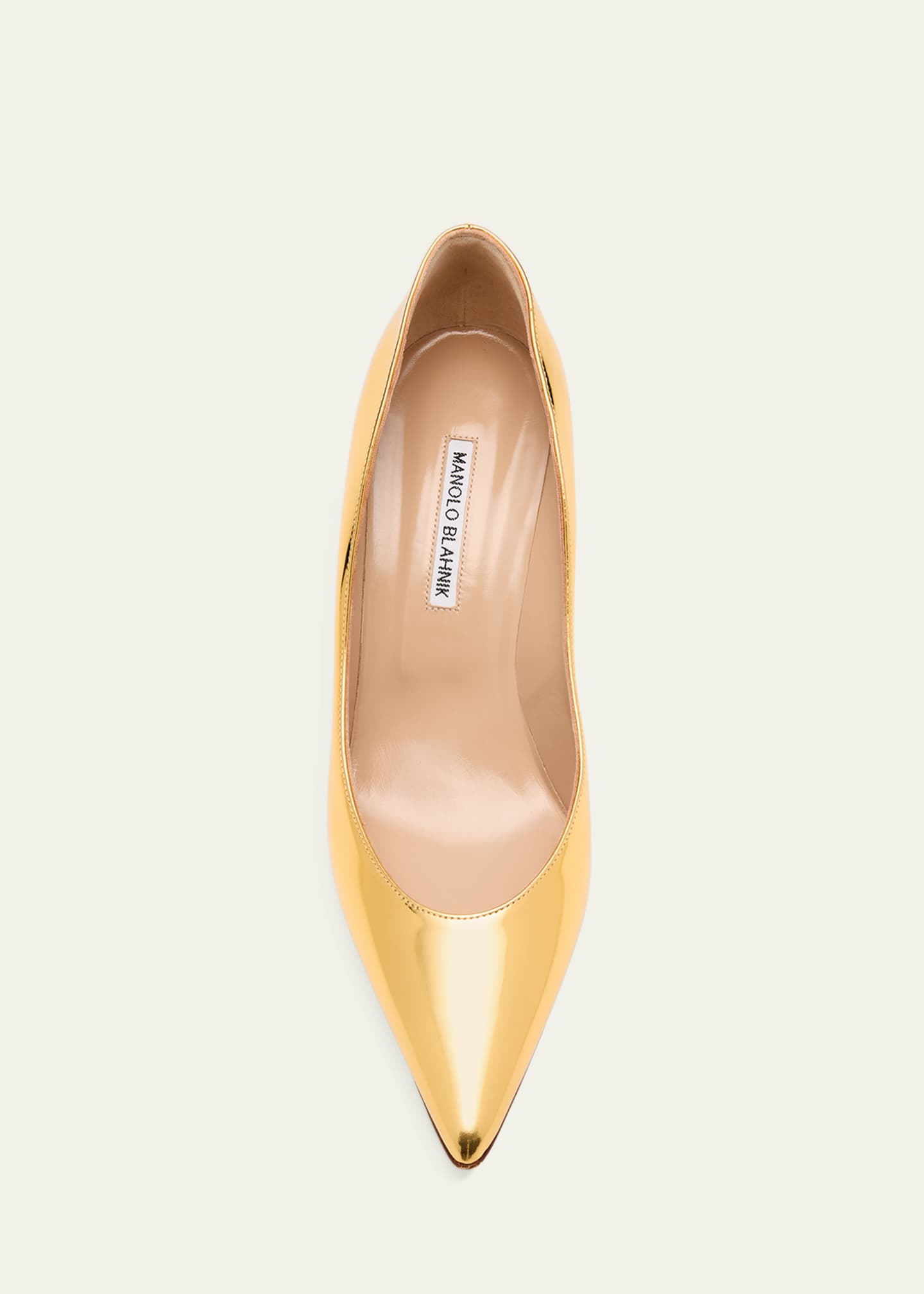 Manolo Blahnik Kietta Metallic Leather Stiletto Pumps - Bergdorf