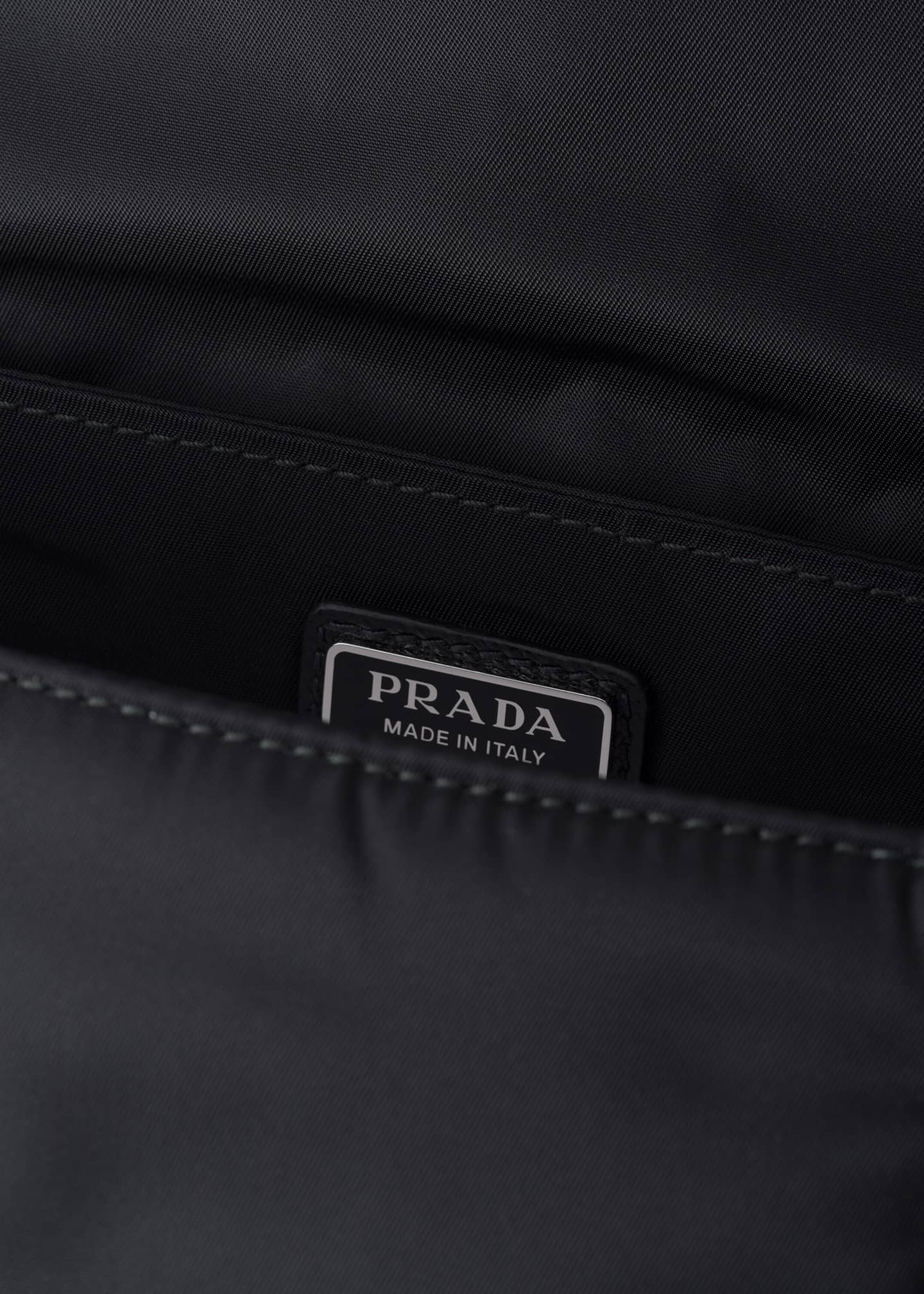 Prada Men's Re-Nylon and Saffiano Leather Shoulder Bag
