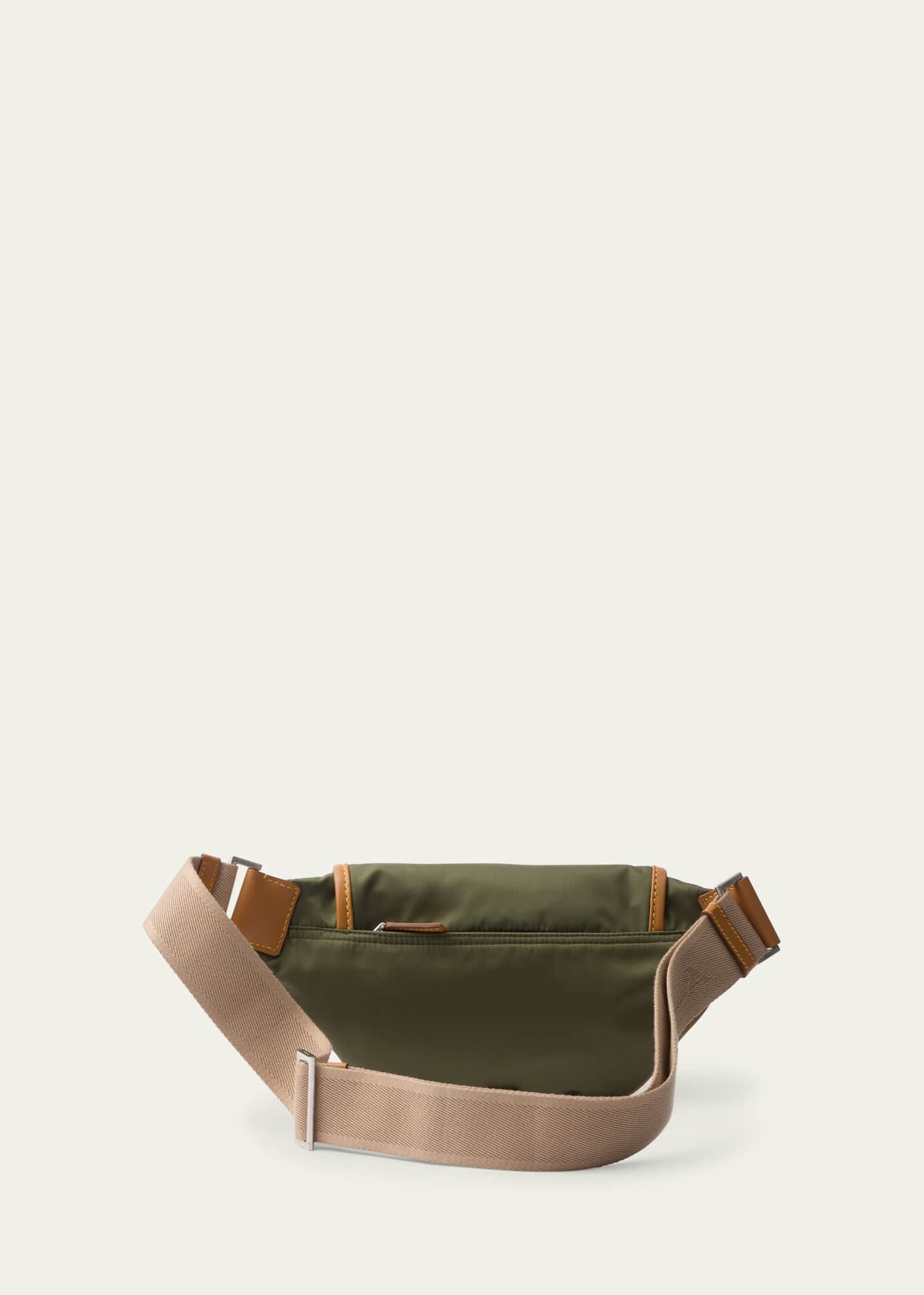Prada Men's Re-Nylon and Leather Shoulder Bag Image 3 of 4