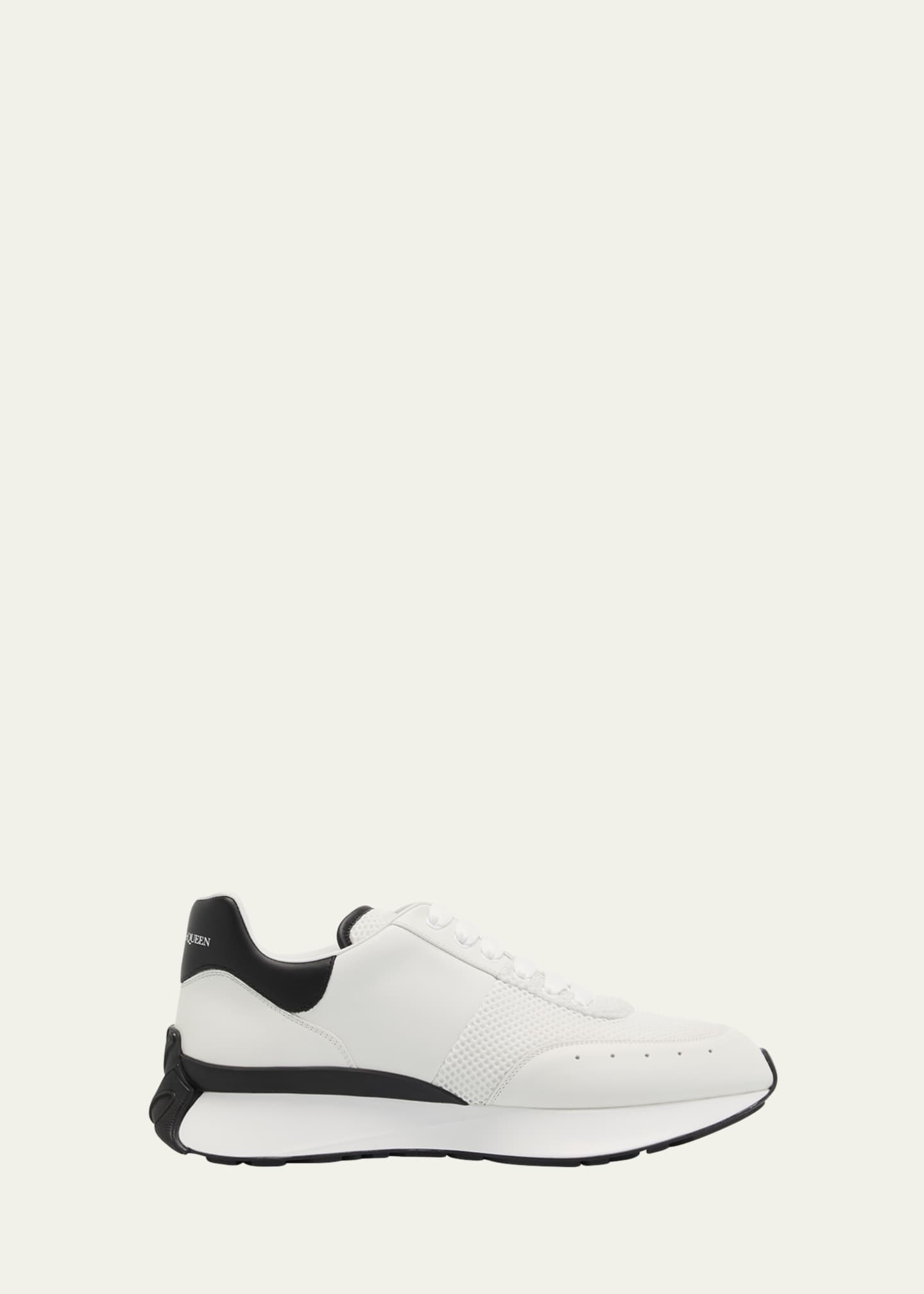 McQueen Men's Sprint Leather and Mesh Low-Top Sneakers Image 1 of 5