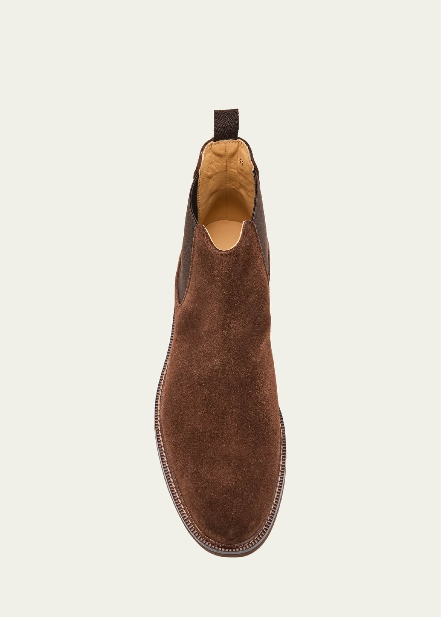 Brunello Cucinelli Men's Suede Flex-Sole Chelsea Boots Image 6 of 6