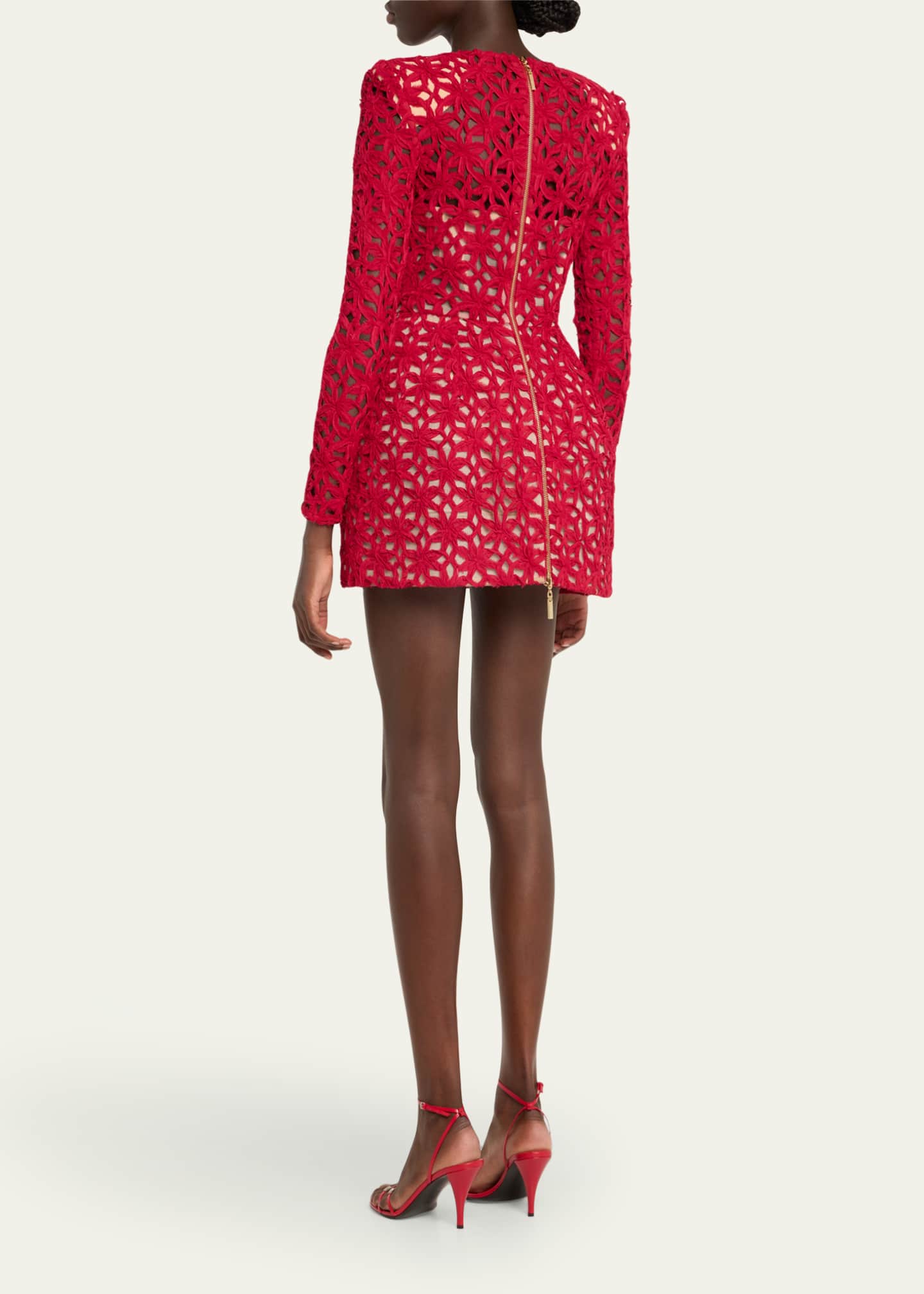 Bronx and Banco Casey Floral Fit-&-Flare Mini Dress Image 3 of 5
