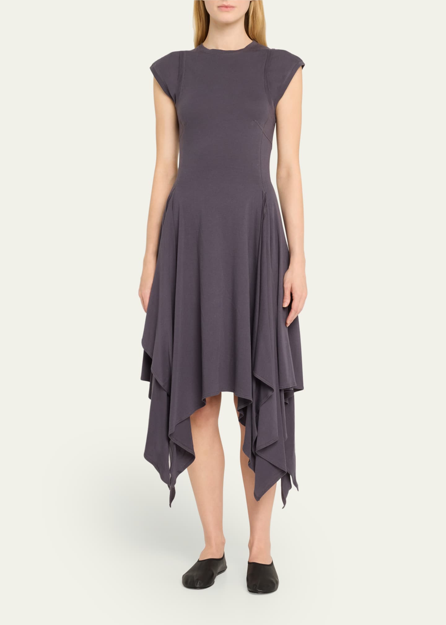 Jane Wade Poplin Handkerchief Midi Dress Image 2 of 5