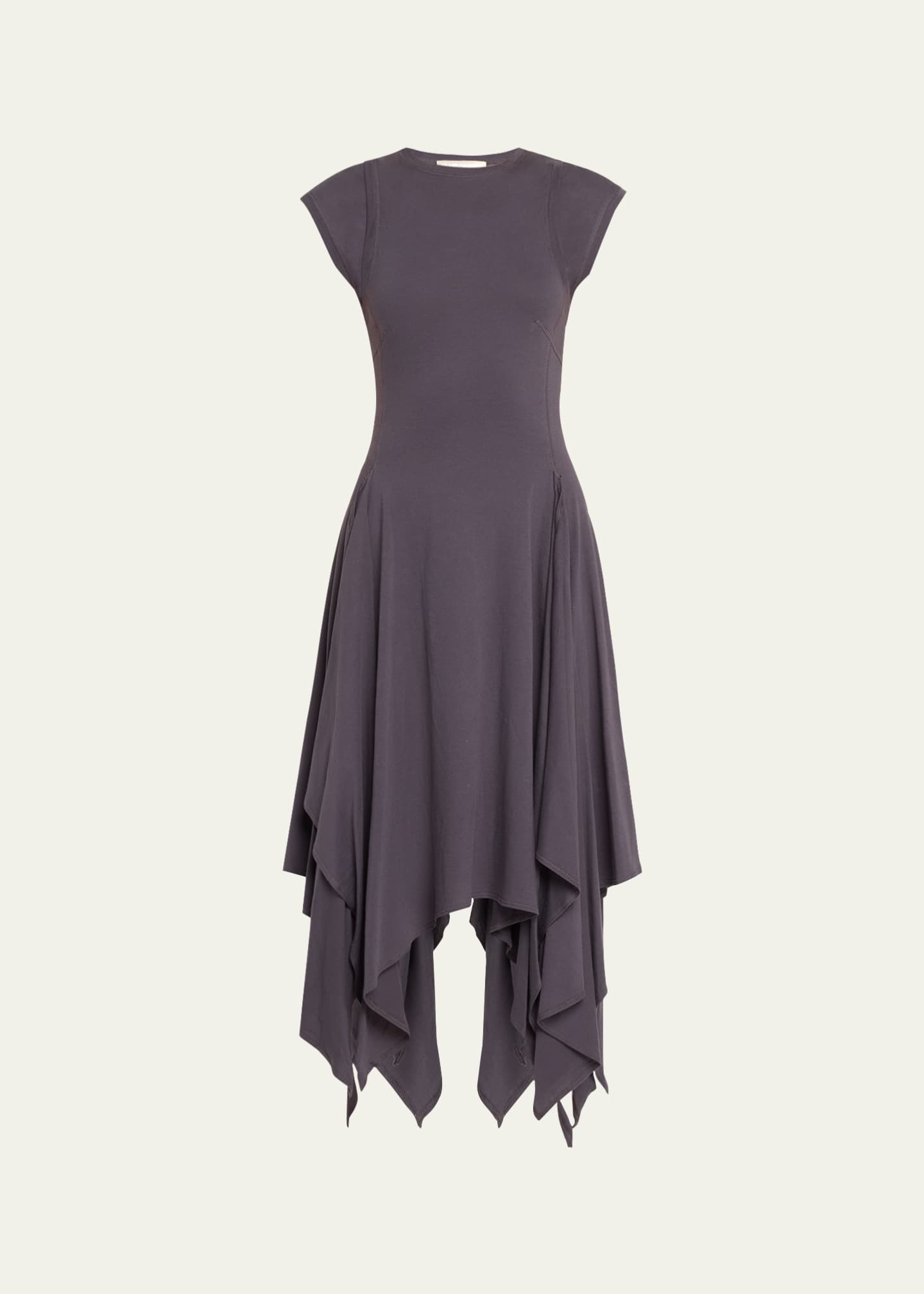 Jane Wade Poplin Handkerchief Midi Dress Image 1 of 5