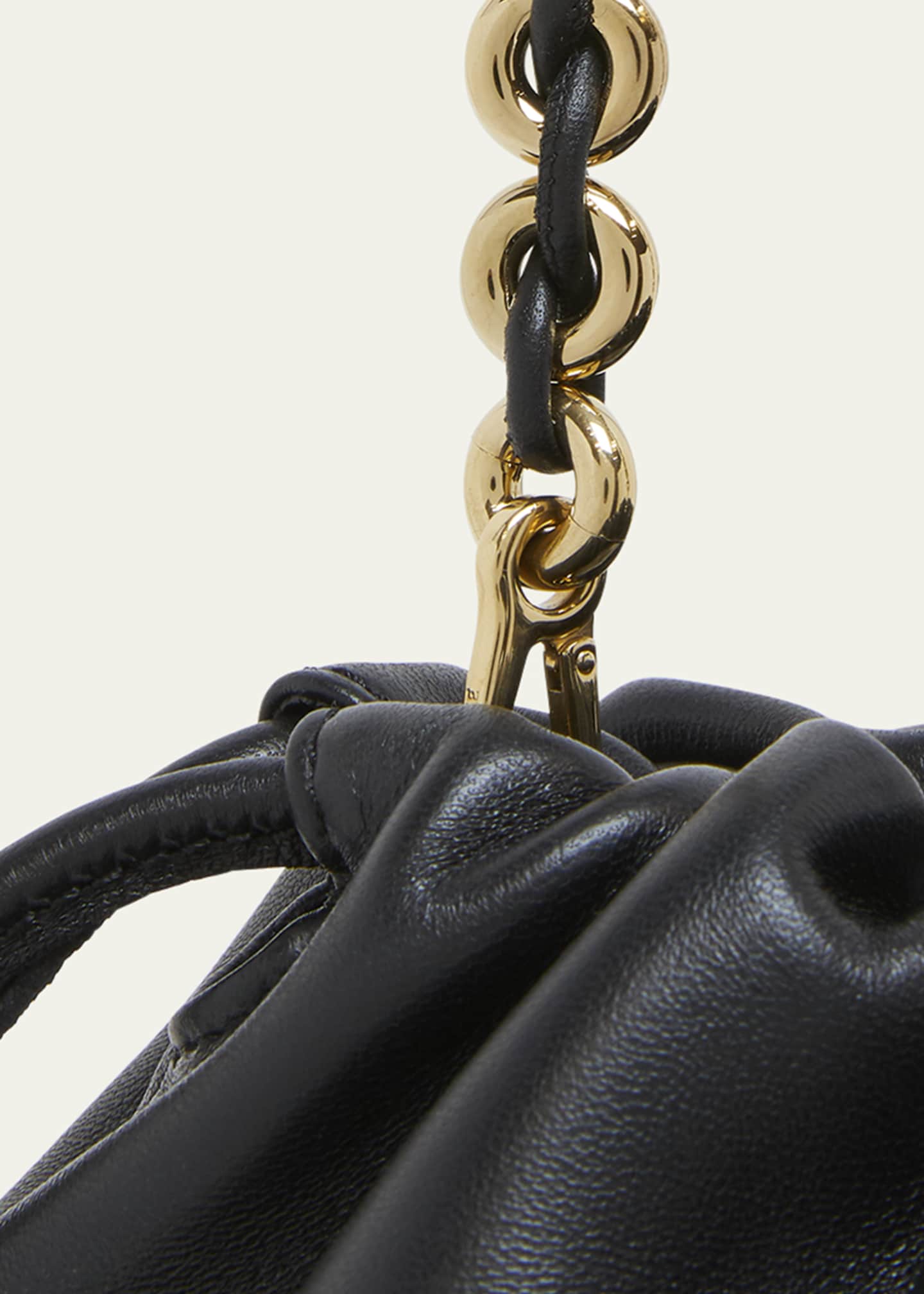 Loewe x Paula’s Ibiza Flamenco Bucket Bag in Napa Leather with Chain Image 6 of 6