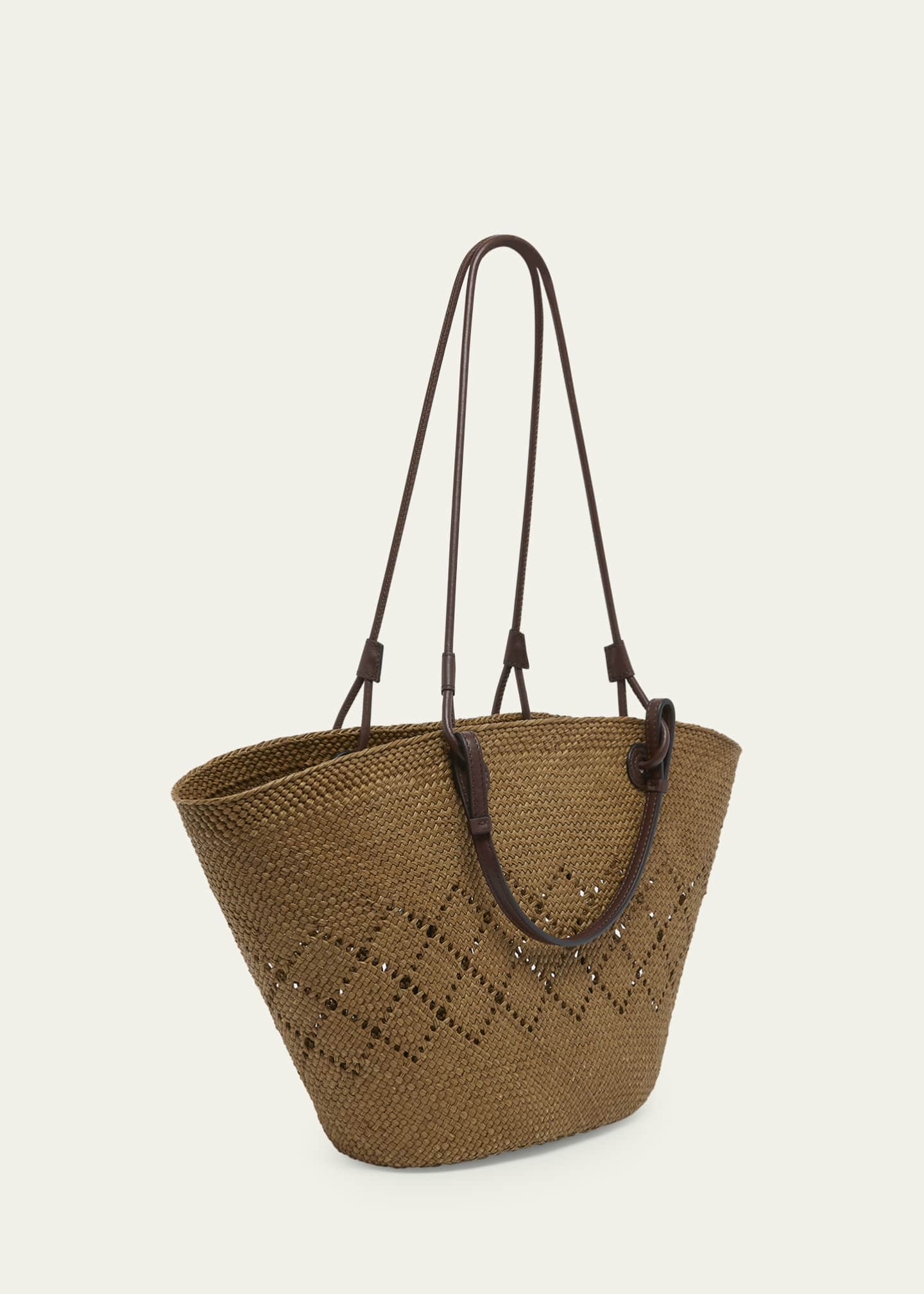 loewe x paula's ibiza anagram basket tote bag