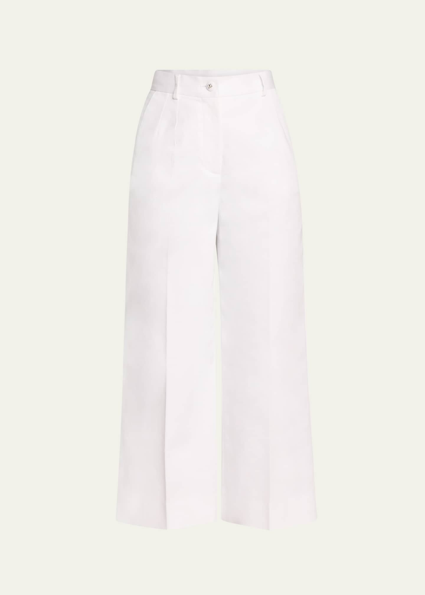 Dolce&Gabbana Printed Flared Crop Pants Image 1 of 5