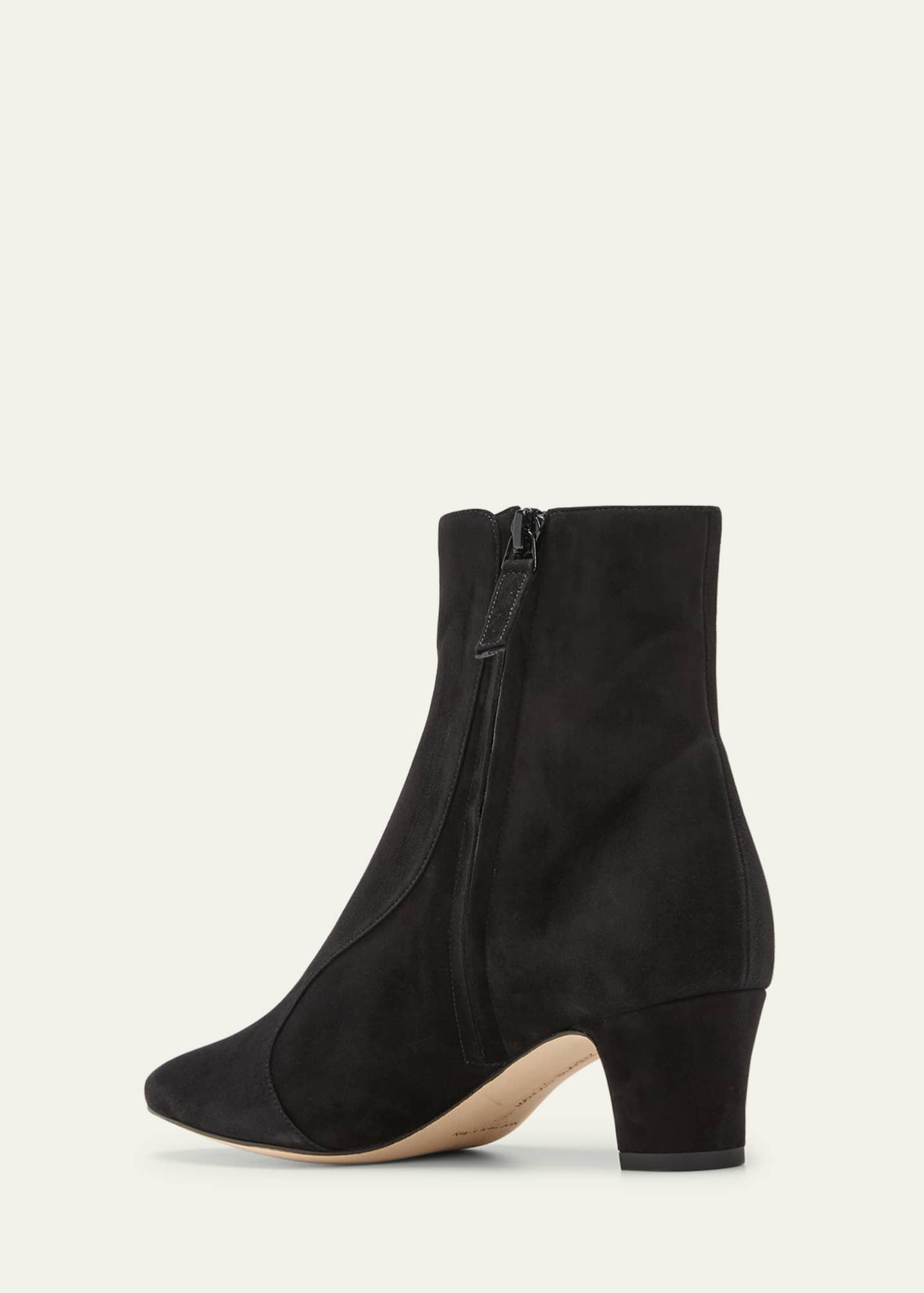 Manolo Blahnik Myconia Suede Ankle Booties Image 2 of 3