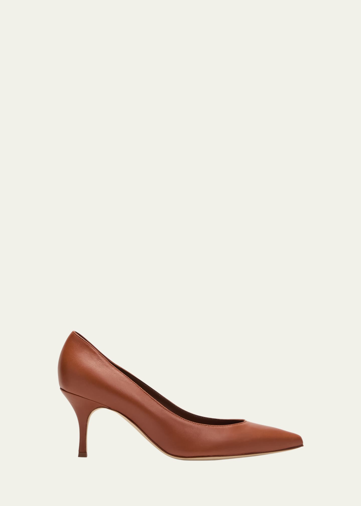 Manolo Blahnik Kietta Leather Stiletto Pumps