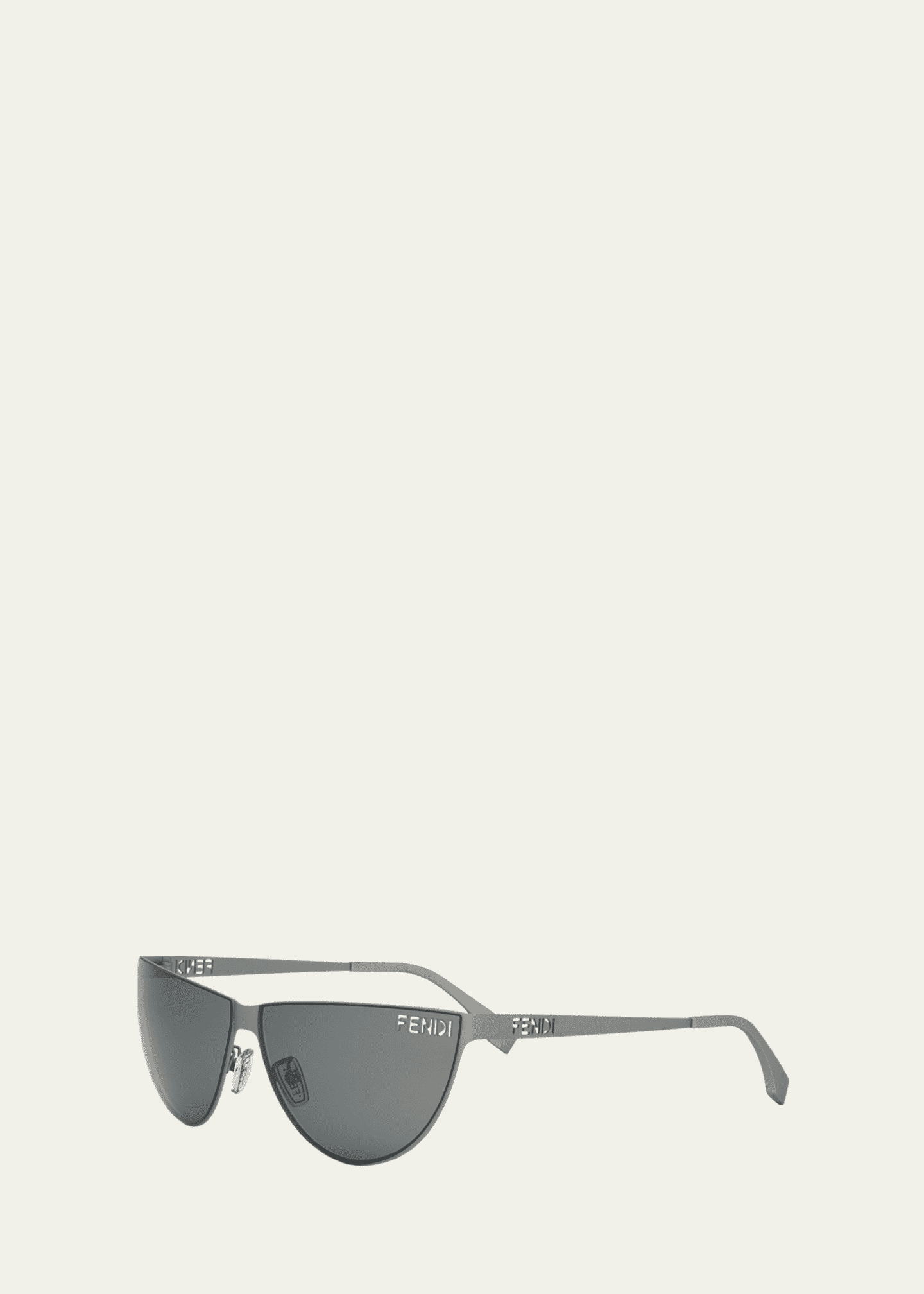 Metal cut out cat eye sunglasses online