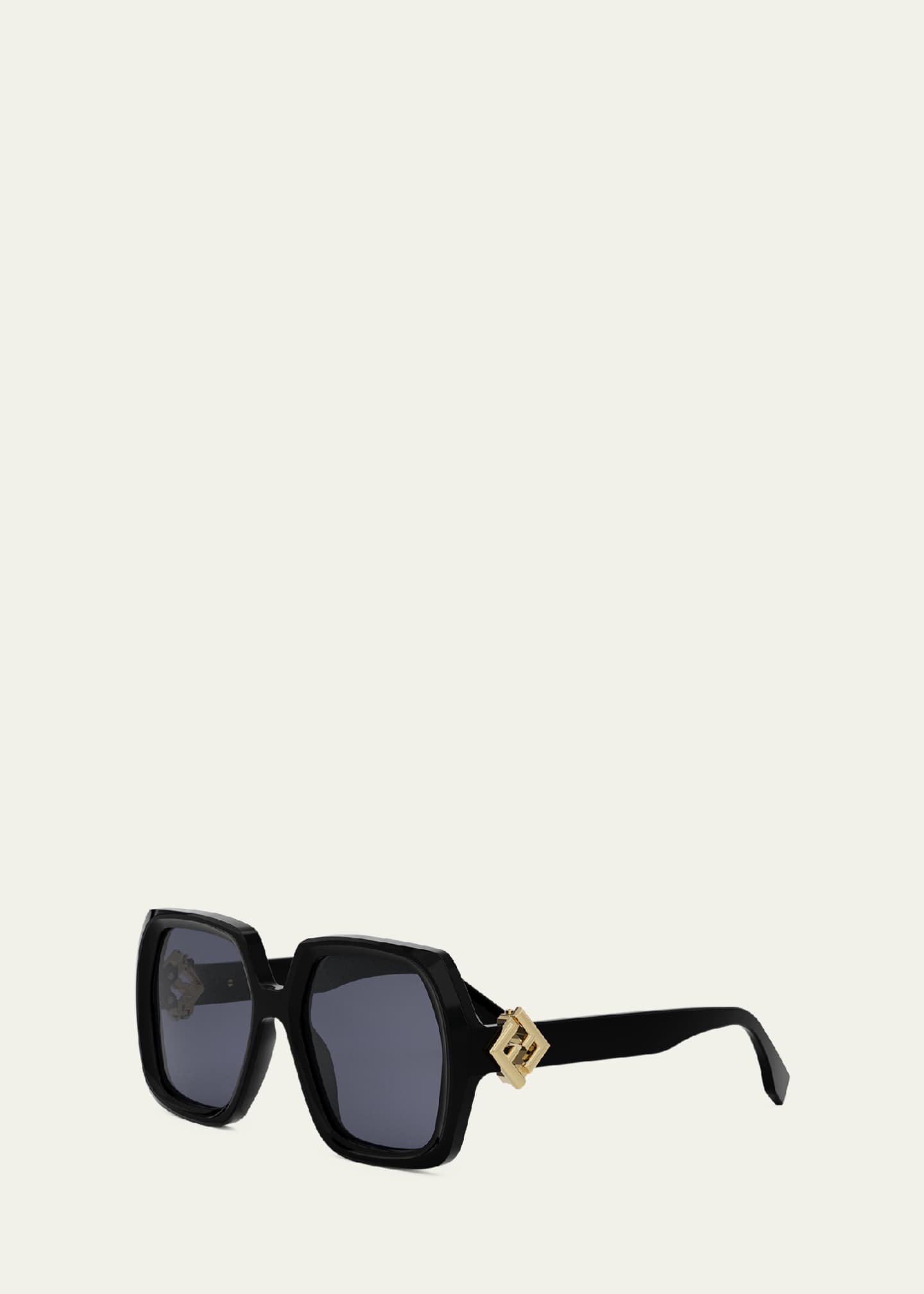 Fendi Fendi Diamond Acetate Square Sunglasses Image 2 of 3