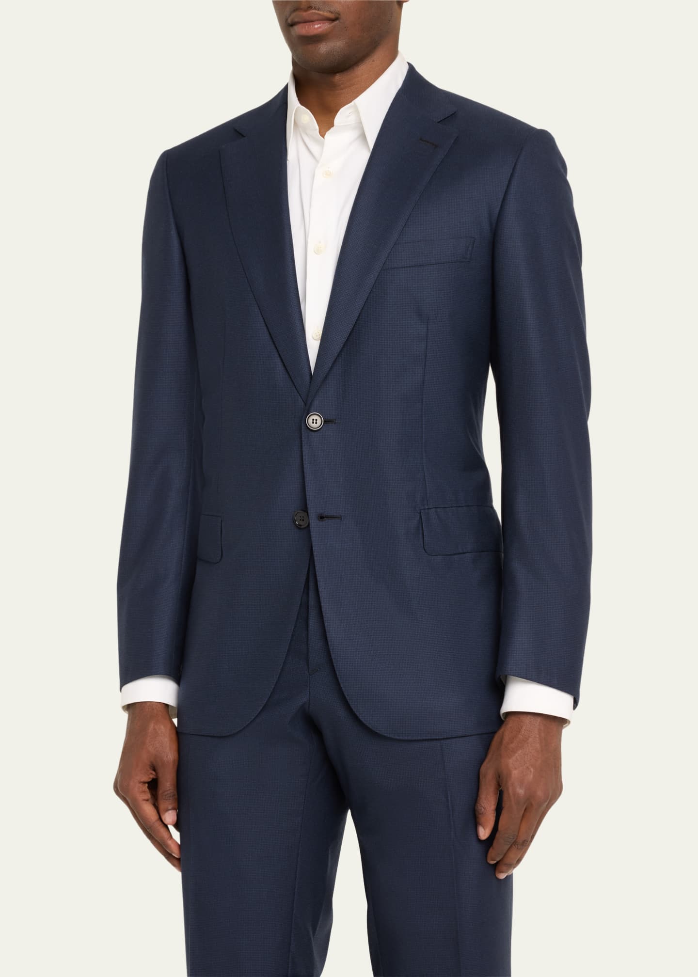 Brioni Men's Super 180s Micro-Houndstooth Suit - Bergdorf Brioni Men's Super 180s Micro-Houndstooth Suit - Bergdorf