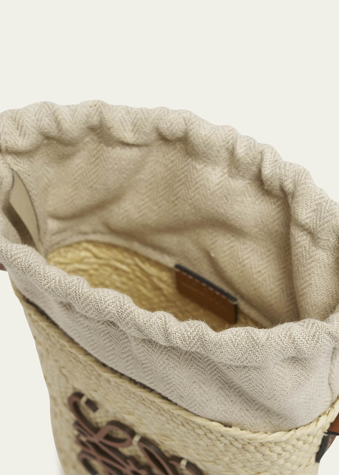 Loewe Anagram Pocket Crossbody Bag in Iraca Palm Image 4 of 5